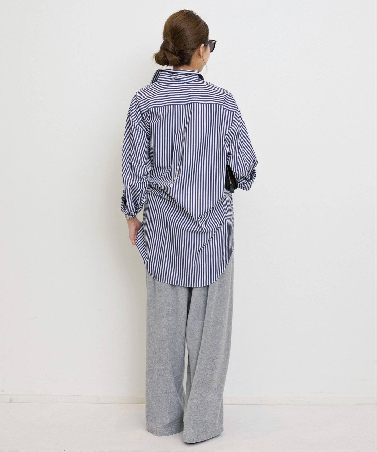ELEGANT SHIRT(STRIPE)（シャツ／ブラウス）｜L