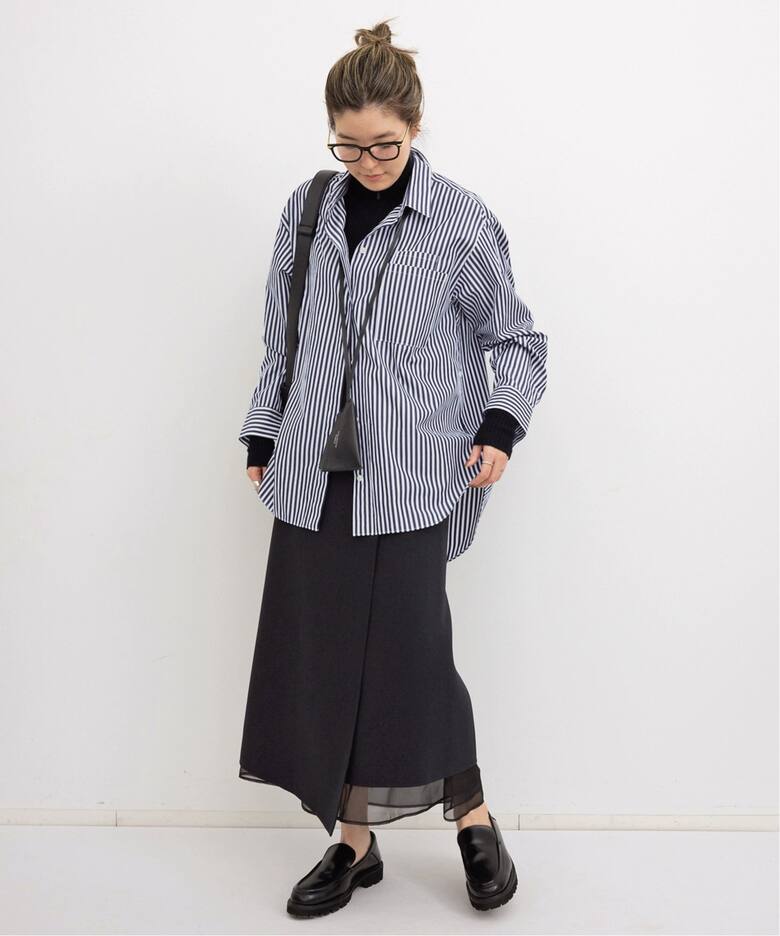 ELEGANT SHIRT(STRIPE)（シャツ／ブラウス）｜L