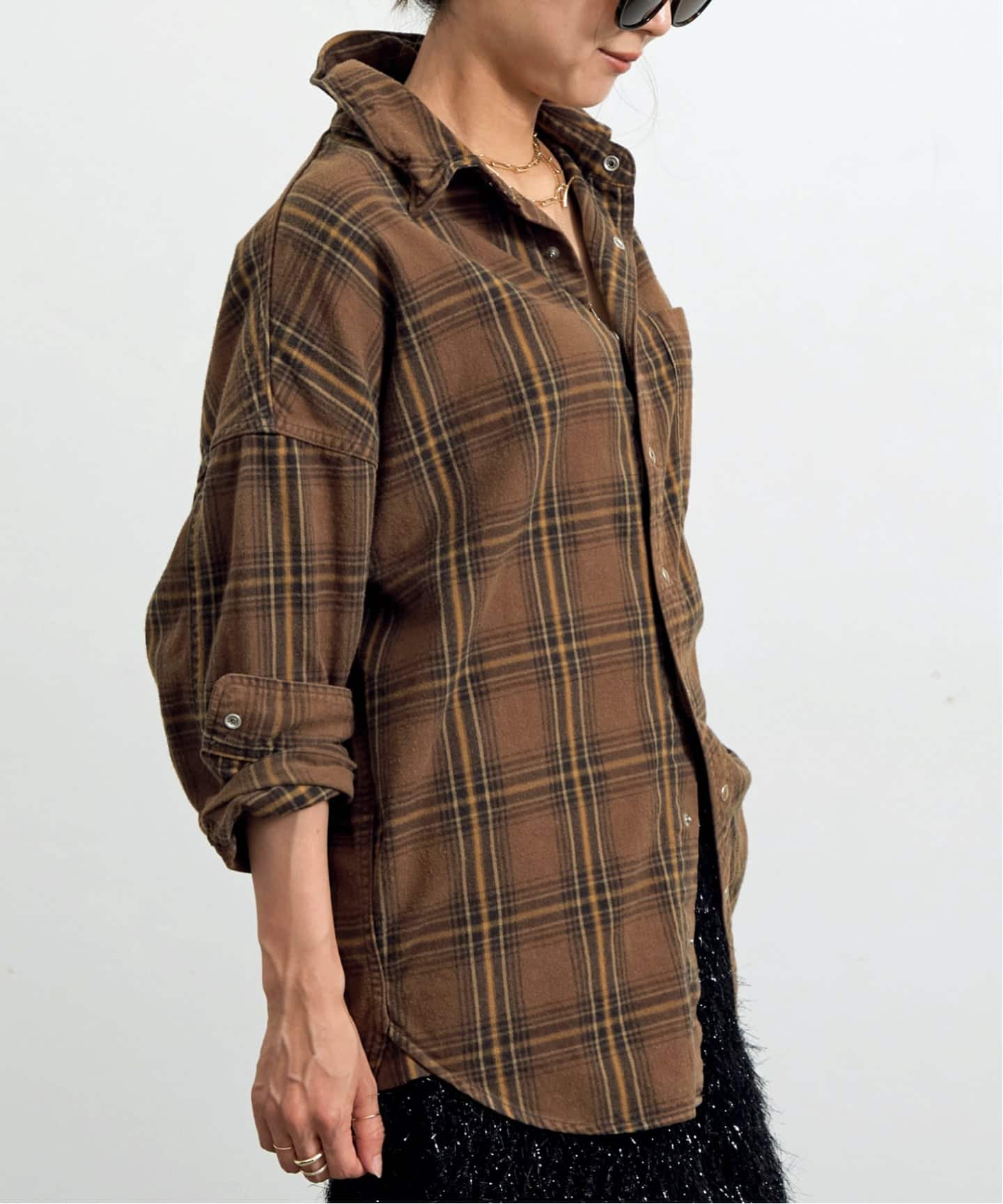 【REMI RELIEF/レミ レリーフ】 CHECK SHIRT シャツ 予約》【REMI RELIEF/レミ レリーフ】 CHECK SHIRT（シャツ