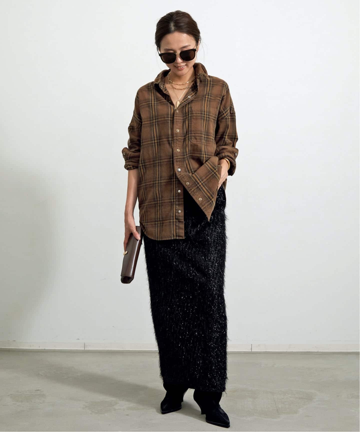 アパルトモン 【REMI RELIEF/レミ レリーフ】 CHECK SHIRT REMI RELIEF/レミ レリーフ】 CHECK SHIRT（シャツ／ブラウス