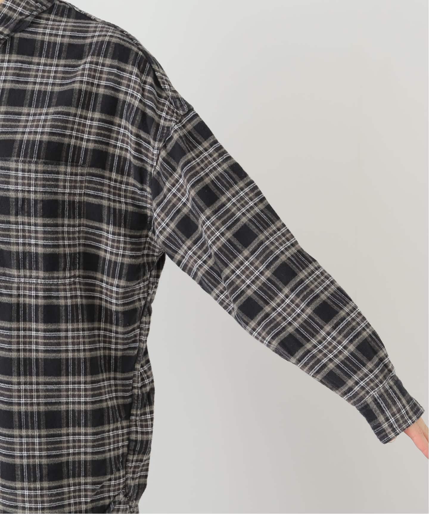 REMI RELIEF/レミ レリーフ】 CHECK SHIRT（シャツ／ブラウス）｜L