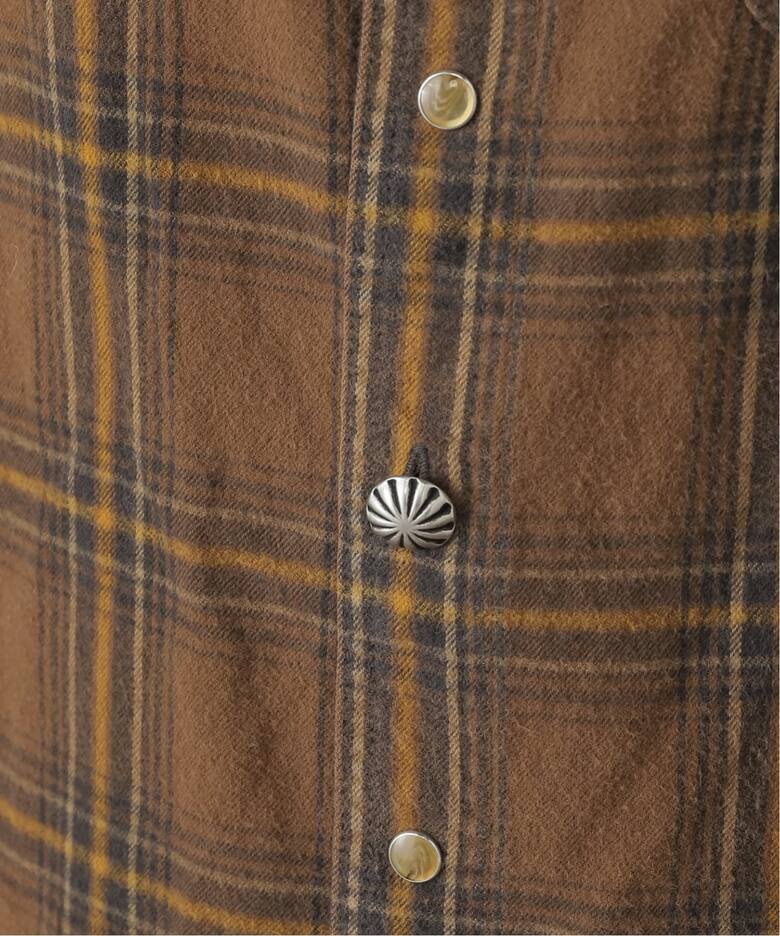 REMI RELIEF/レミ レリーフ】 CHECK SHIRT（シャツ／ブラウス）｜L 