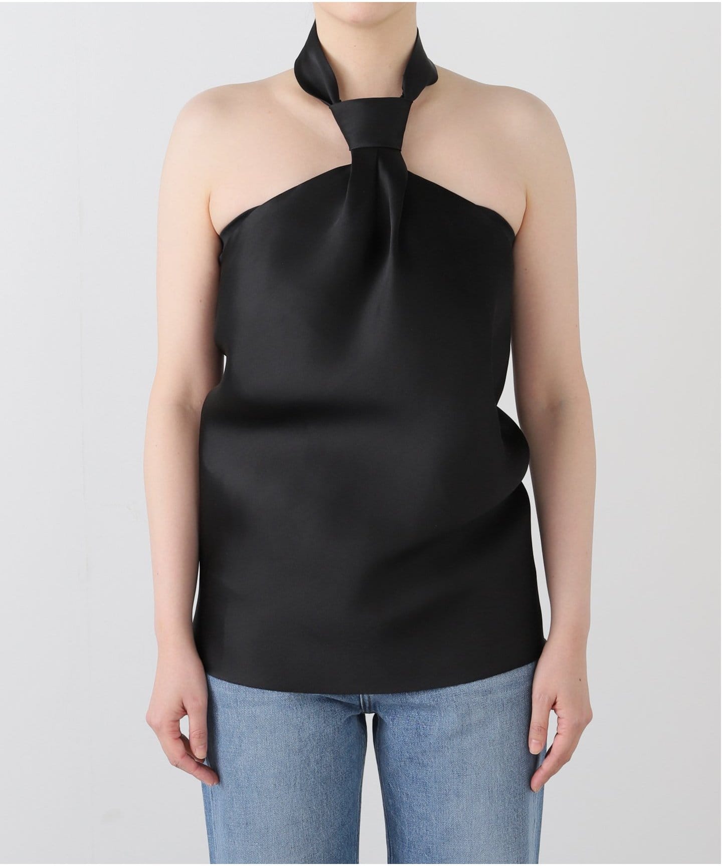 GIA STUDIOS/ジア ストゥディオス】 TIE KNOT BLOUSE（シャツ