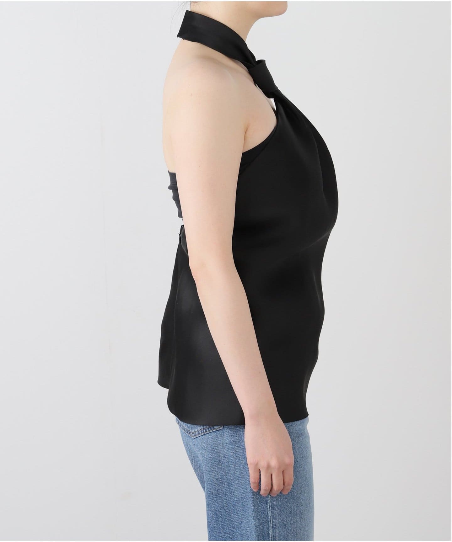 GIA STUDIOS/ジア ストゥディオス】 TIE KNOT BLOUSE（シャツ