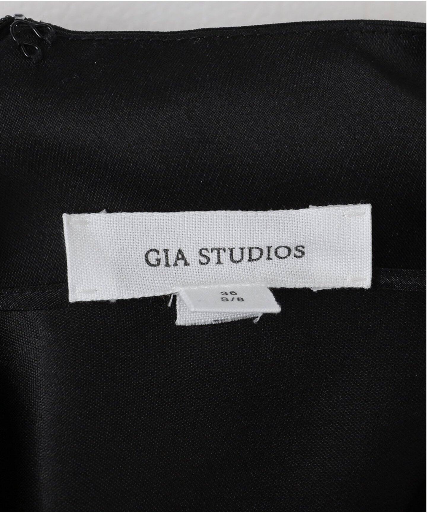 新品同様 GIA STUDIOS ジアストゥディオス サイドスリット ノースリーブブラウス サイズ38 ブラック レディース 古着 中古 USED 中古・古着通販】STUDIOUS (ステュディオス) Stretch Satin Shirt