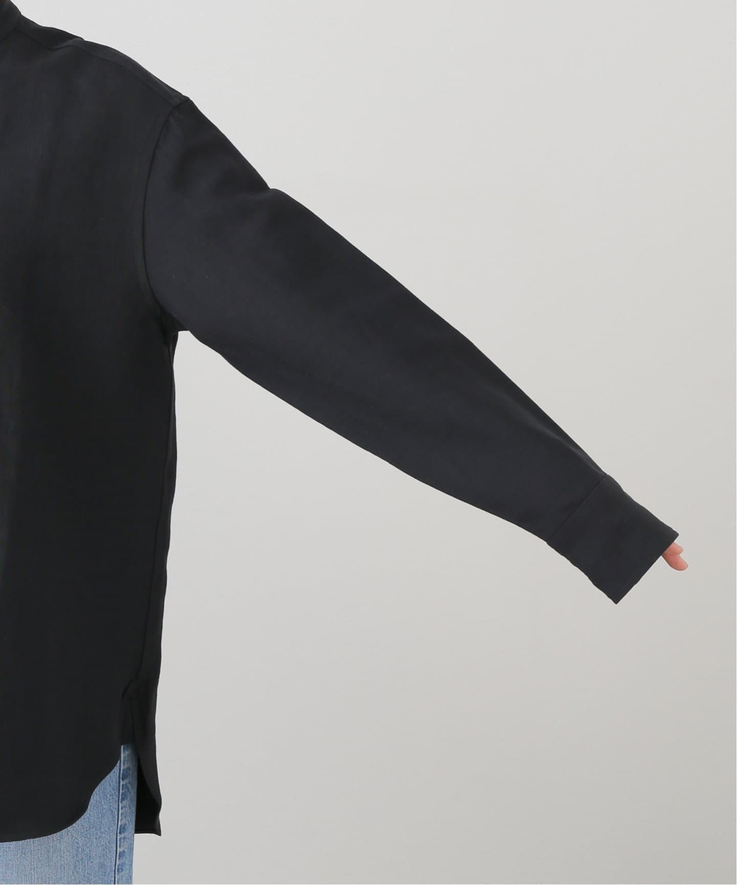 STUDIO NICHOLSON スタジオニコルソン　カーブヘムキュロット STUDIO NICHOLSON/スタジオ ニコルソン】 CURVED HEM SHIRT