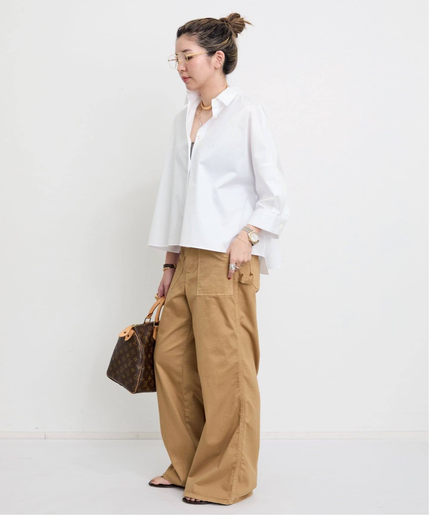 L'Appartement MACKINTOSH/マッキントッシュ カットソー MACKINTOSH/マッキントッシュ】 SHIRTS（シャツ／ブラウス）｜L