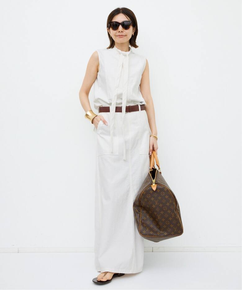 MADISON BLUE/マディソン ブルー】 SLEEVELESS BOW TIE BLOUSE（シャツ 