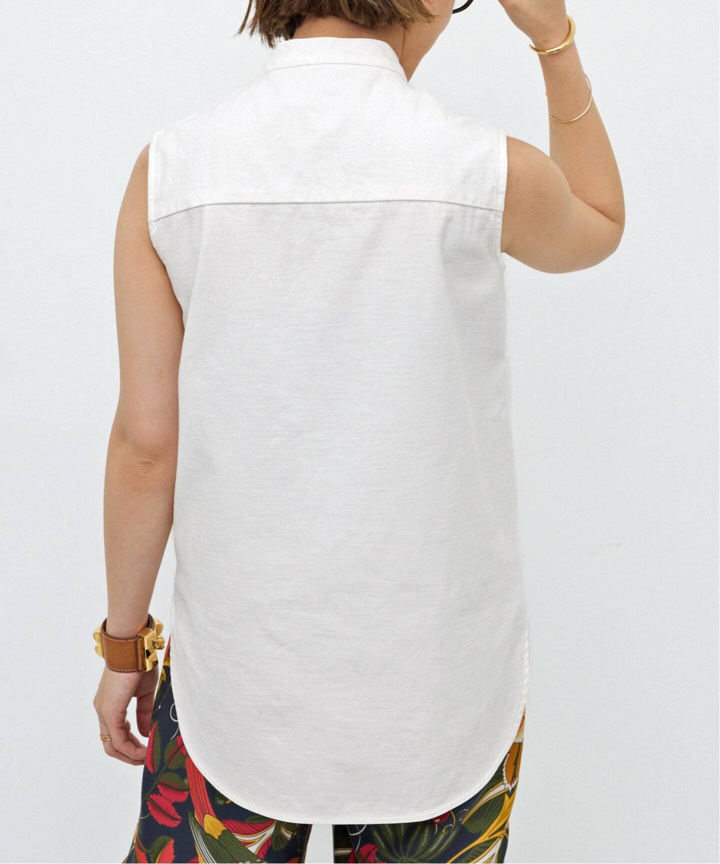 MADISON BLUE/マディソン ブルー】 SLEEVELESS BOW TIE BLOUSE（シャツ 