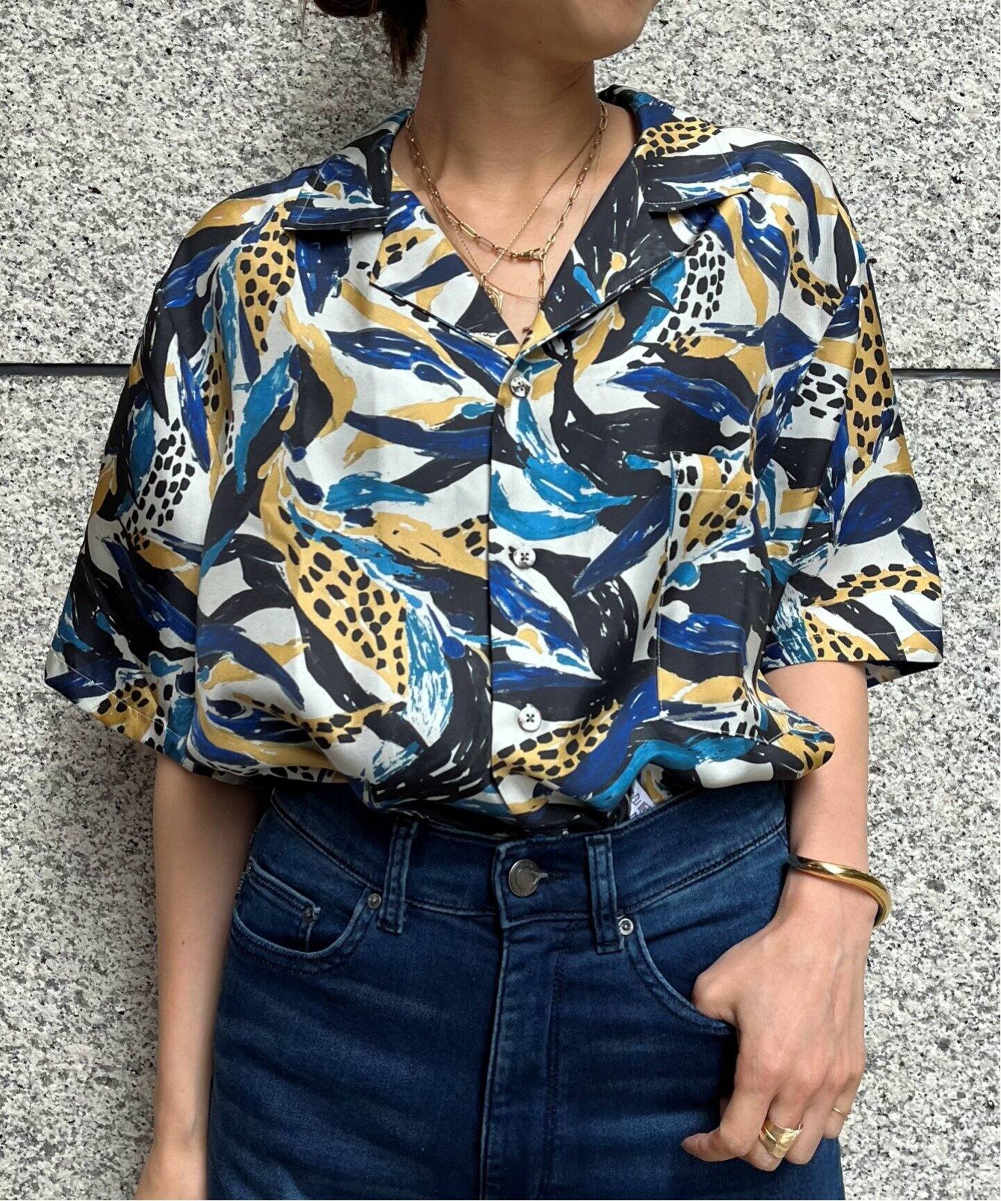 BANANATIME/バナナタイム】 HAWAIIAN 2 SHIRT（シャツ／ブラウス）｜L 