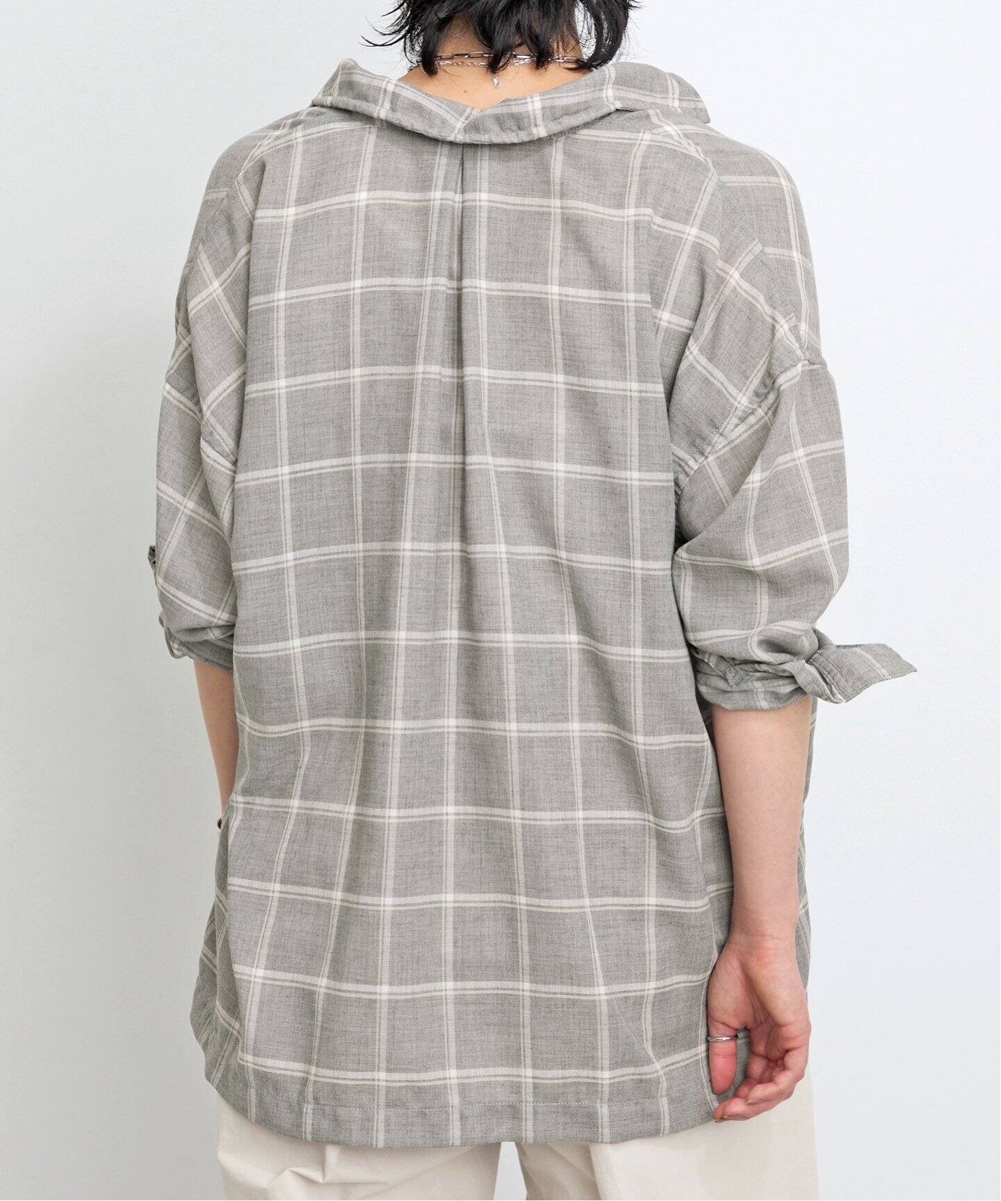 REMI RELIEF/レミ レリーフ】 VIYELLA CHECK 2WAY SHIRT（シャツ 