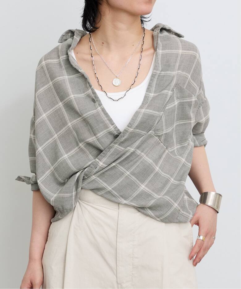 REMI RELIEF/レミ レリーフ】 VIYELLA CHECK 2WAY SHIRT（シャツ 