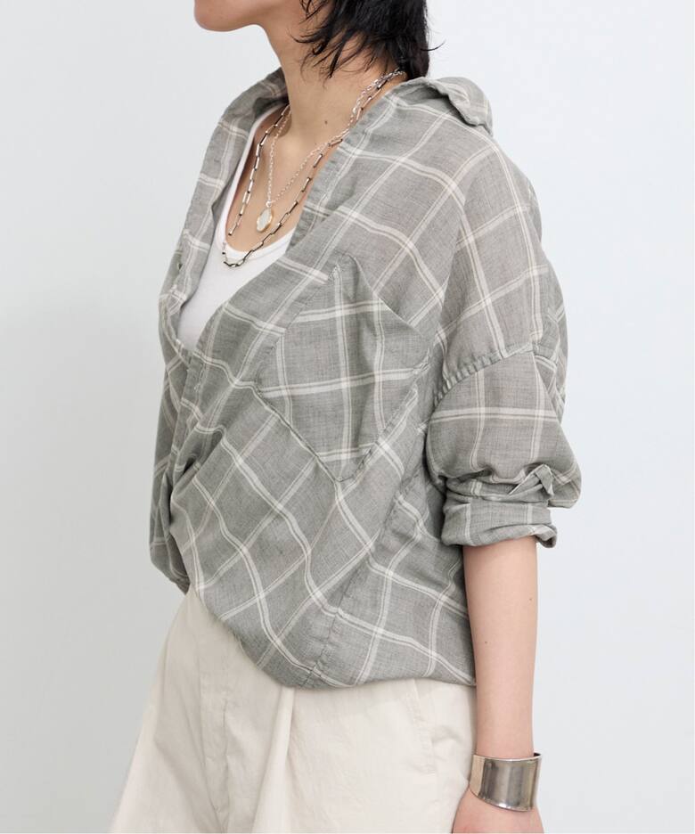 REMI RELIEF/レミ レリーフ】 VIYELLA CHECK 2WAY SHIRT（シャツ 