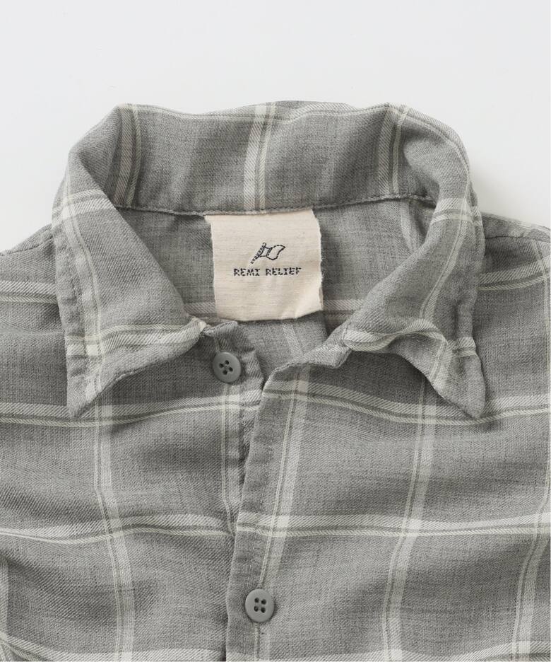 REMI RELIEF/レミ レリーフ】 VIYELLA CHECK 2WAY SHIRT（シャツ 