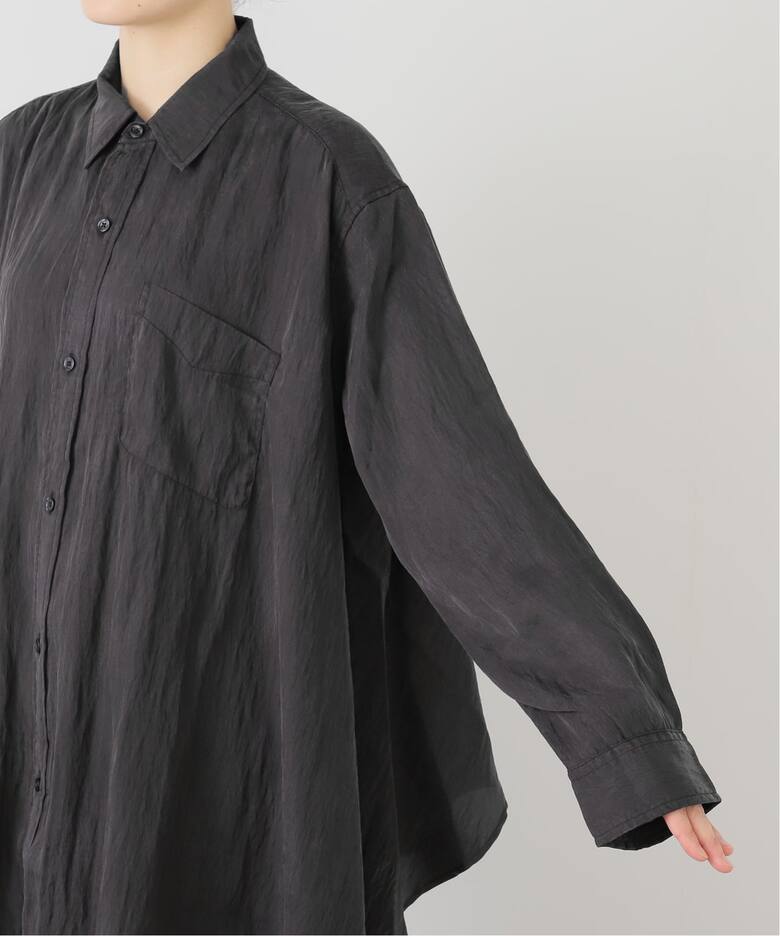 R13/アールサーティーン】 DRAPED FRONT SHIRT（シャツ／ブラウス）｜L 