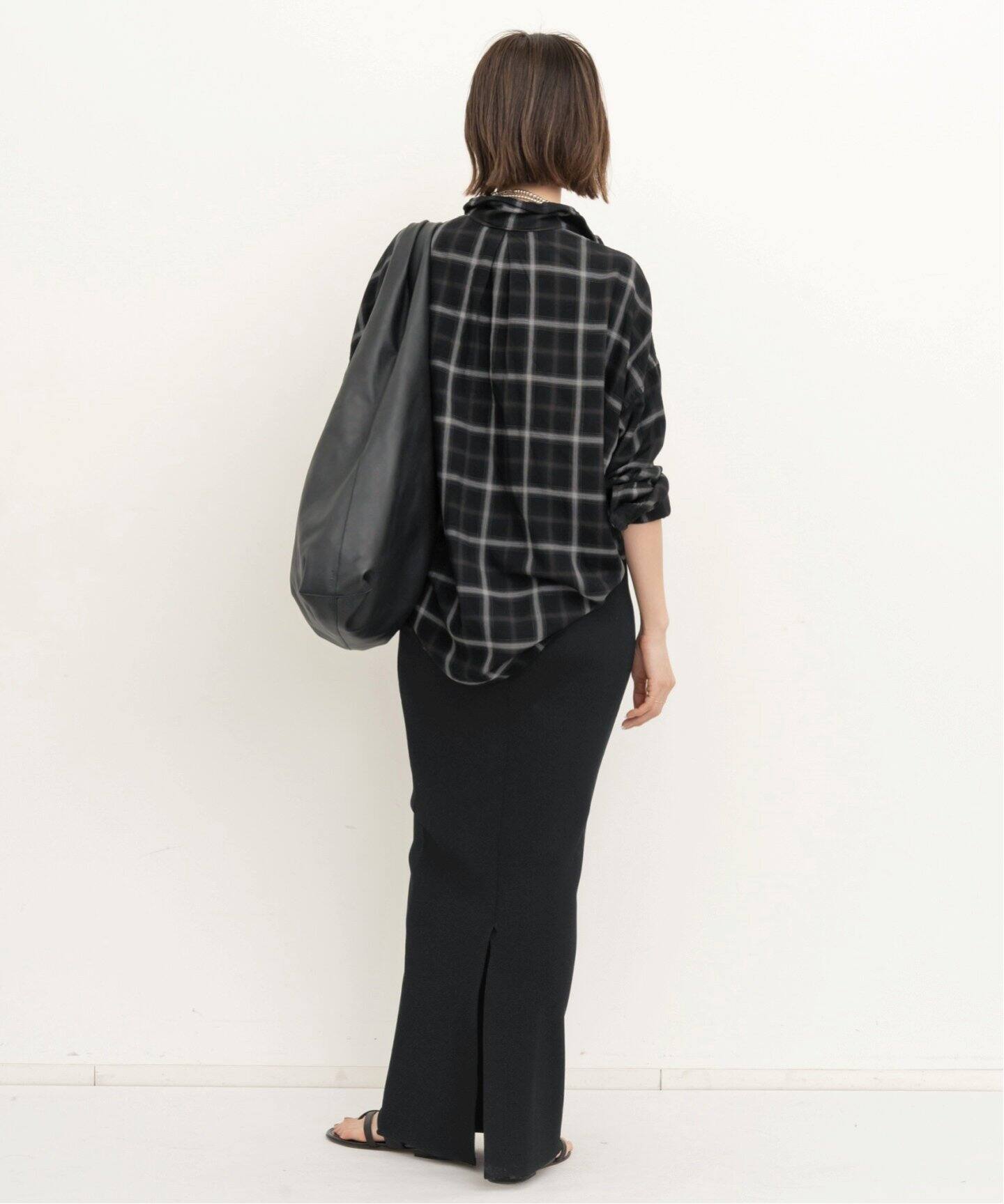 REMI RELIEF/レミ レリーフ】 CHECK 2 WAY SHIRT（シャツ／ブラウス 