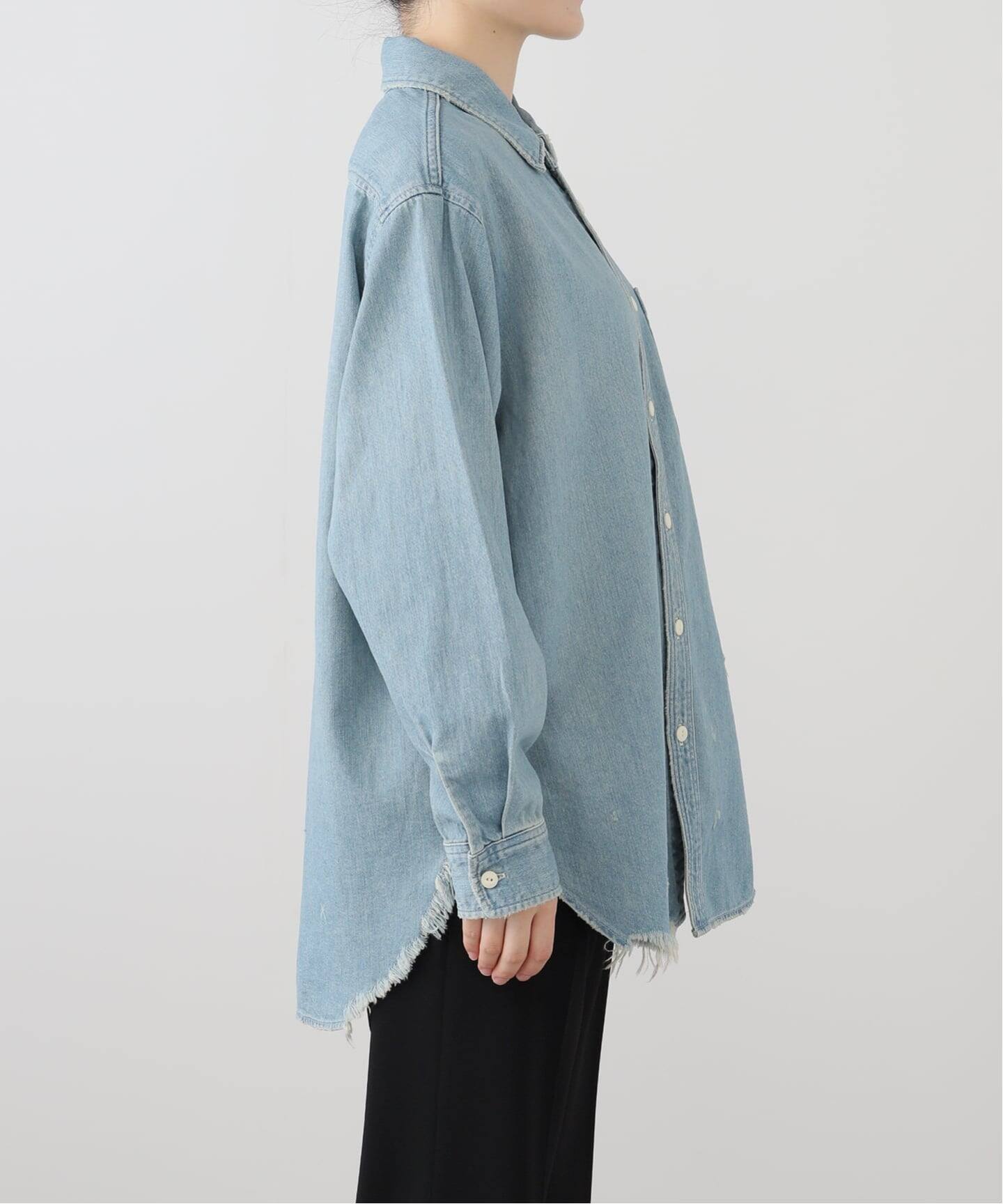 ATTICK BY JOHNBULL デニムシャツ ドゥーズィエムクラス ATTICK BY JOHNBULL/アティック バイ ジョンブル】 USED DENIM