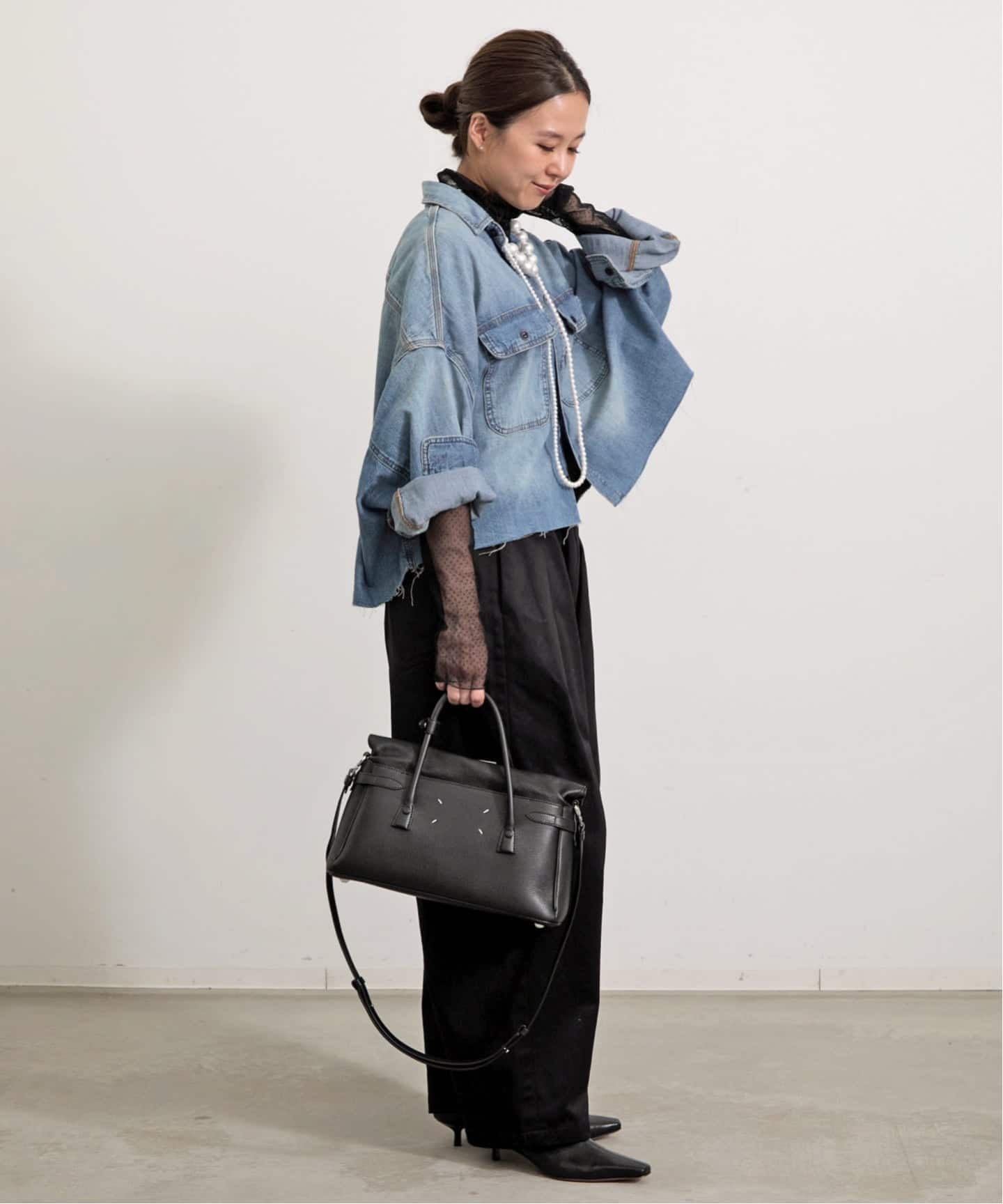 新品【COL PIERROT/コルピエロ】 Dot sheer Blouse Col Pierrot/コル ピエロ】 Dot Sheer Blouse（シャツ／ブラウス