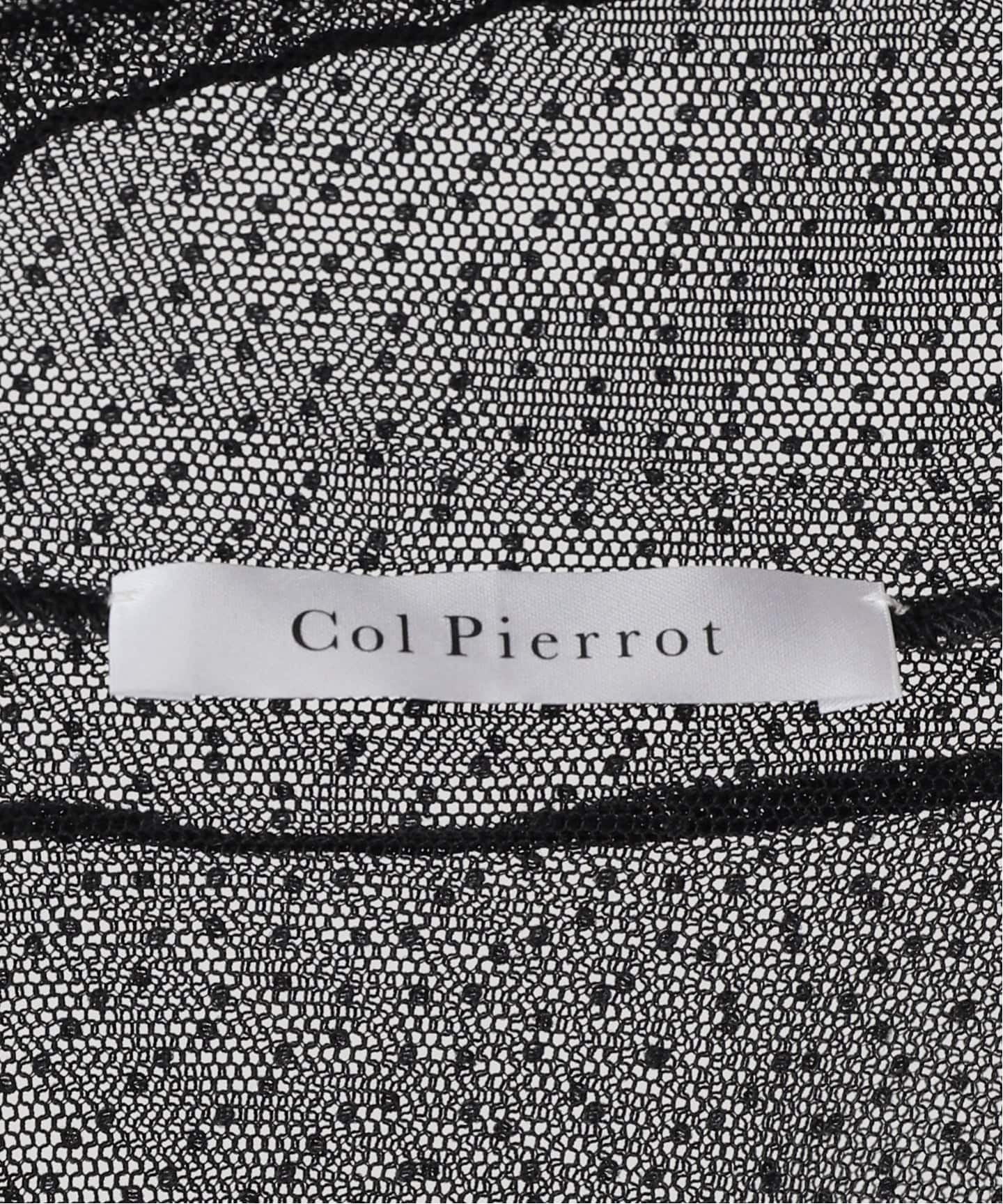 Col Pierrot/コル ピエロ】 Dot Sheer Blouse（シャツ／ブラウス