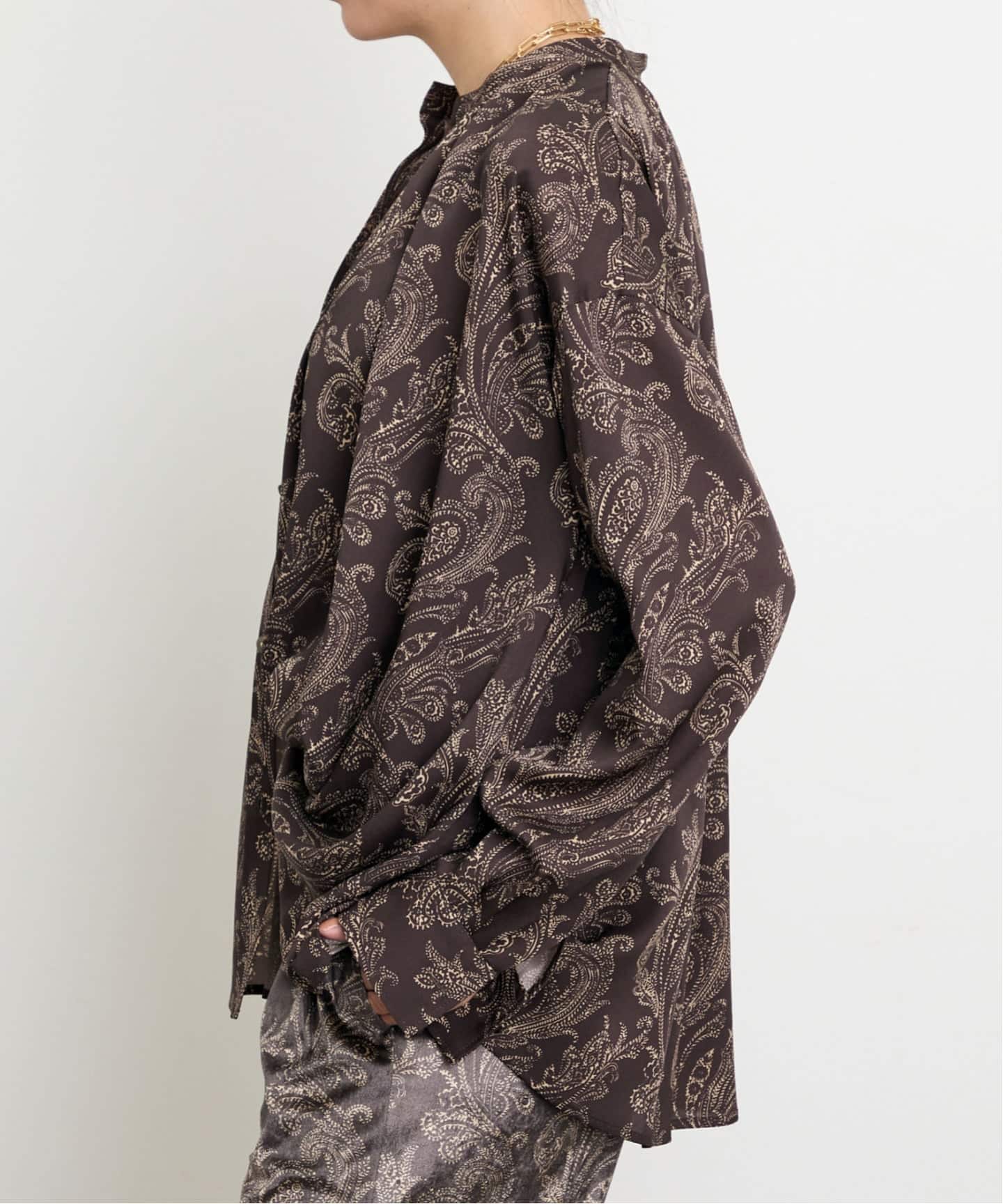 COUTURE D'ADAM/クチュールドアダム】 Paisley Blouse（シャツ