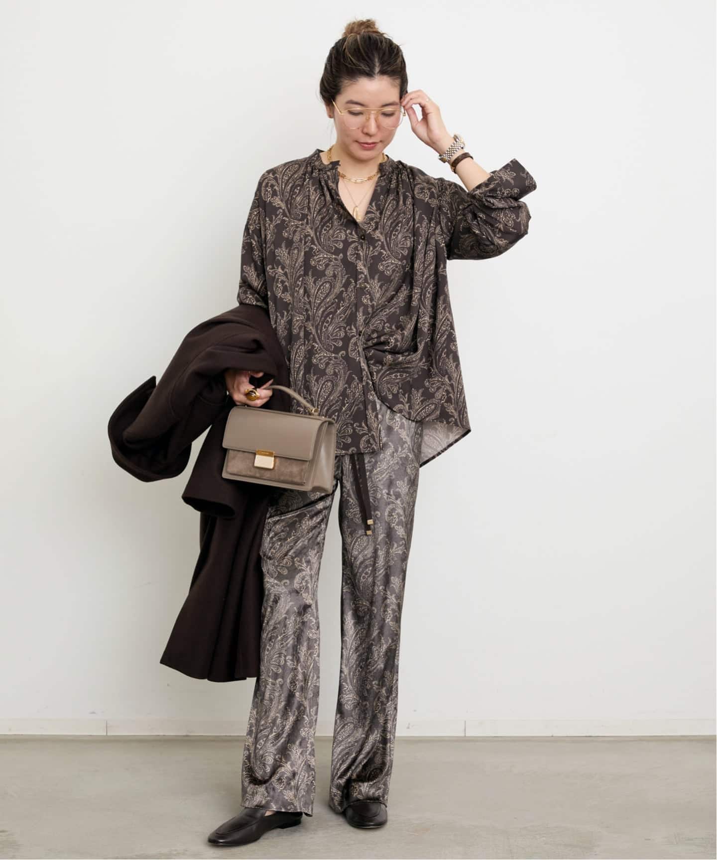 予約》【COUTURE D'ADAM/クチュールドアダム】 Paisley Blouse