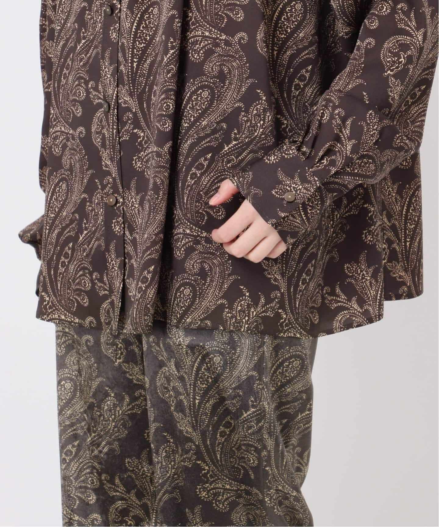 COUTURE D'ADAM/クチュールドアダム】 Paisley Blouse（シャツ
