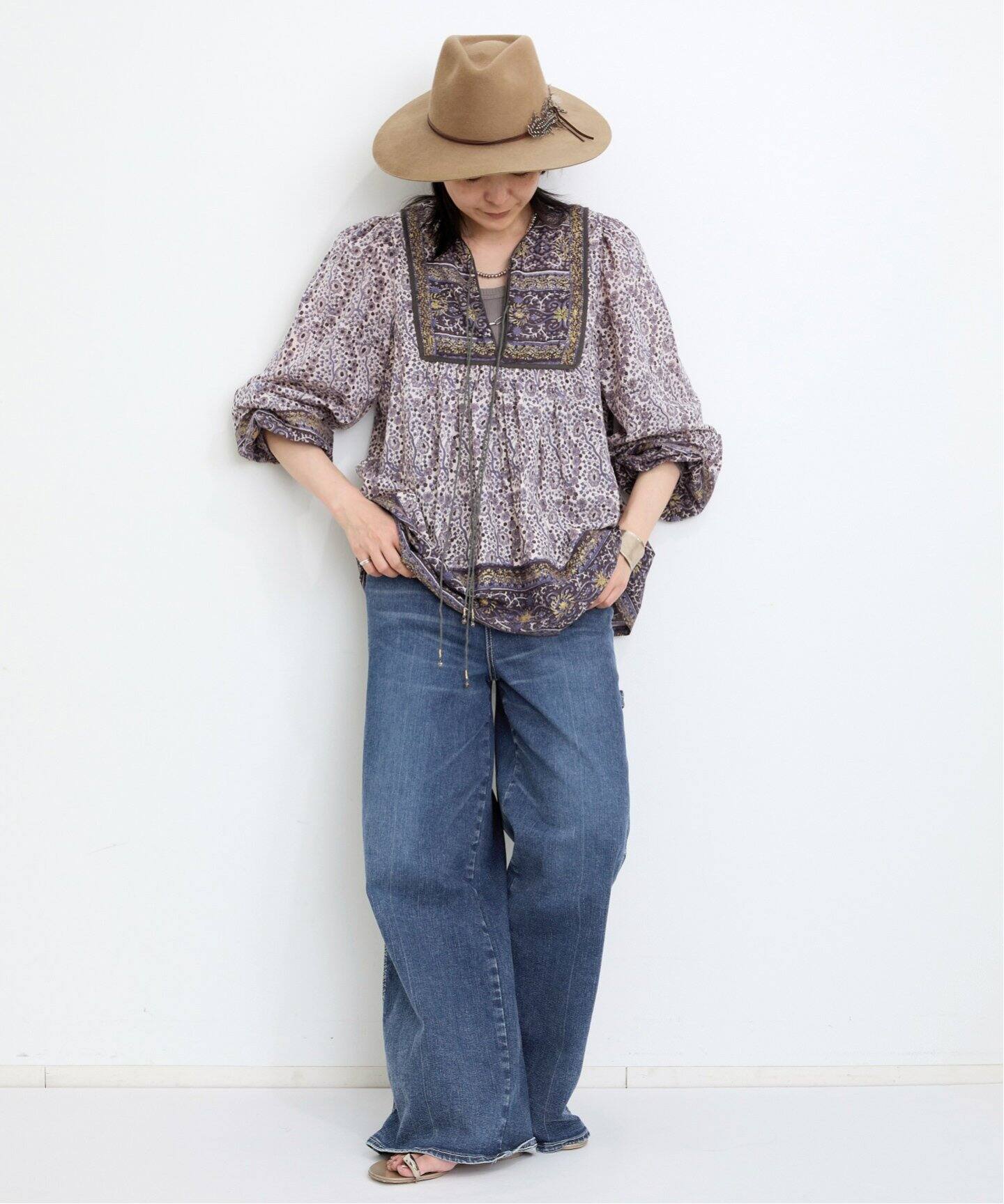 トップス L'Appartement Indian Cotton Blouse Indian Cotton Blouse（その他トップス）｜L'Appartement