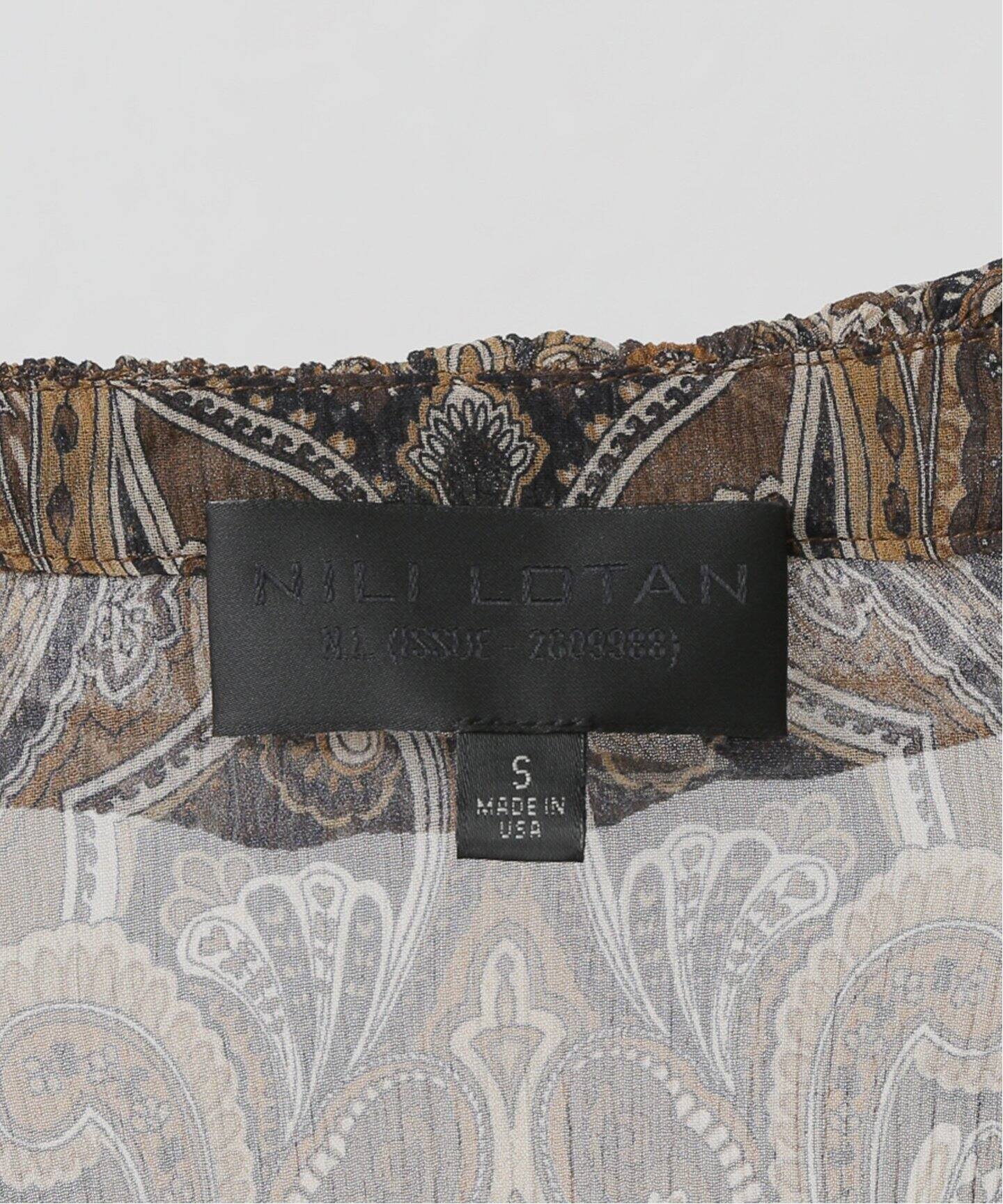 39,600円 美品L'Appartement NILI LOTANニリロータン NILI LOTAN/ニリ ロタン】 CECILY SHIRT（シャツ／ブラウス）｜L