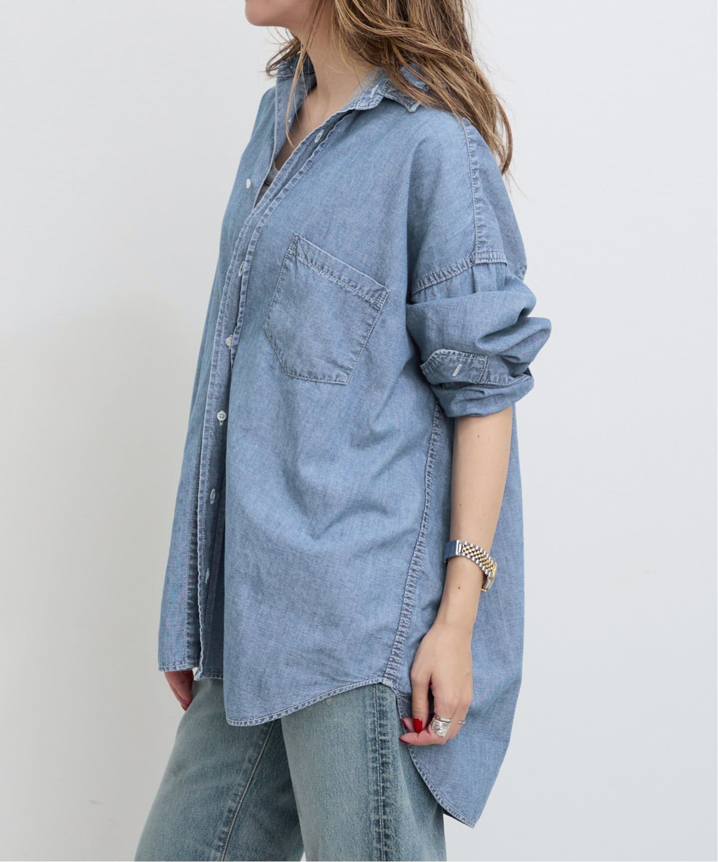 L’Appartment アパルトモン　REMI RELIEF レミレリーフ REMI RELIEF/レミ レリーフ】Relaxed Shirt（シャツ／ブラウス