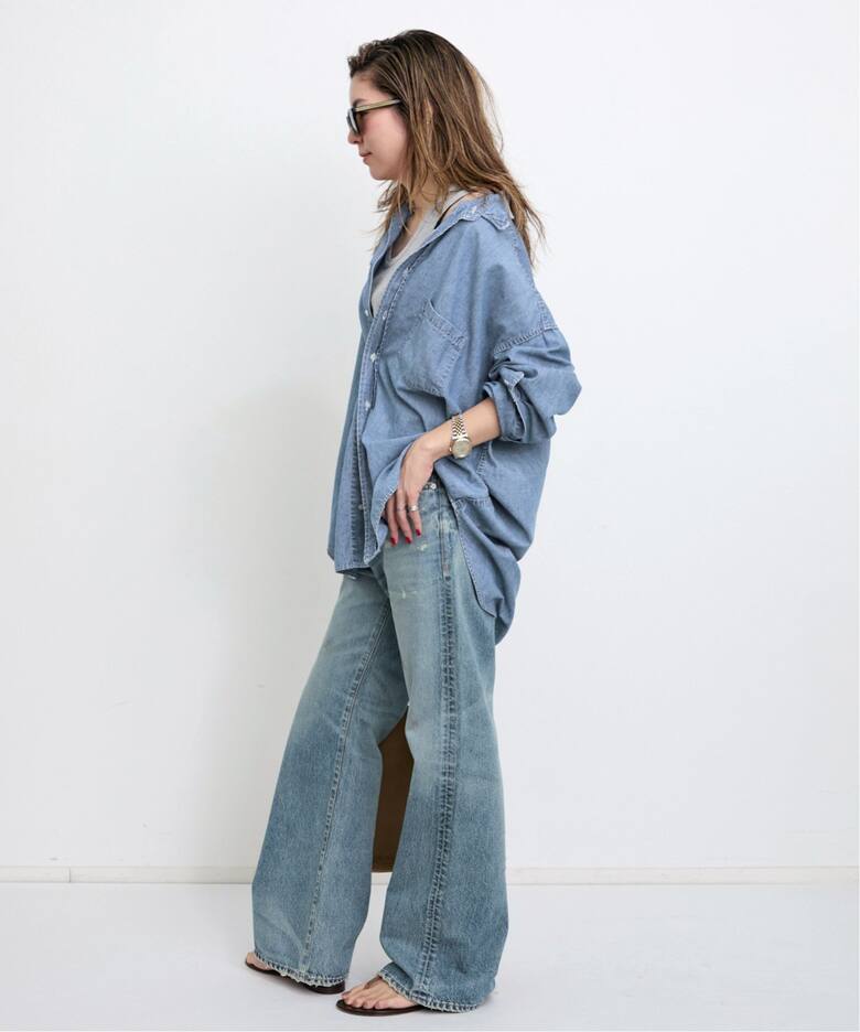 REMI RELIEF/レミ レリーフ】Relaxed Shirt（シャツ／ブラウス）｜L 