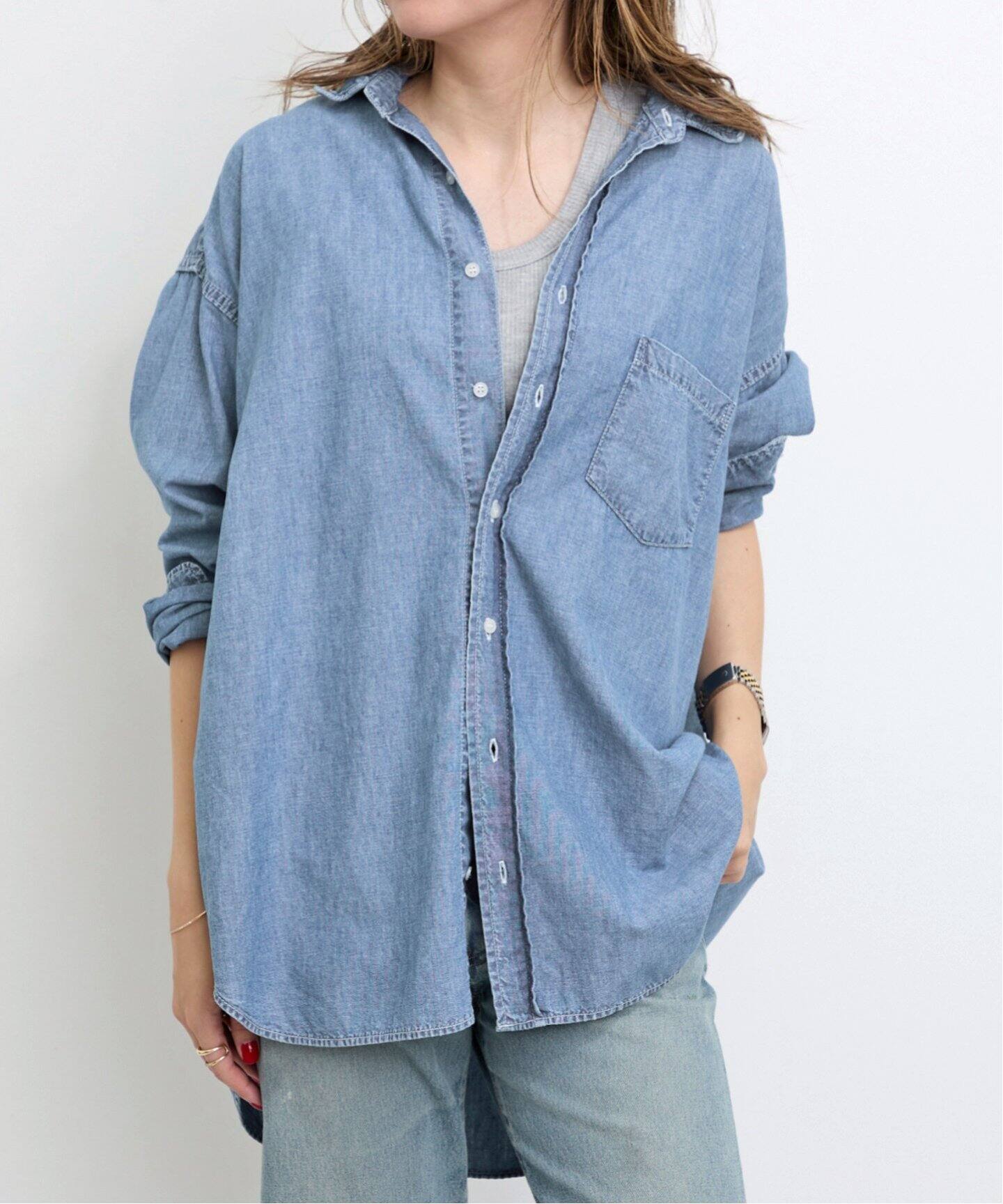 REMI RELIEF/レミ レリーフ】Relaxed Shirt（シャツ／ブラウス）｜L 