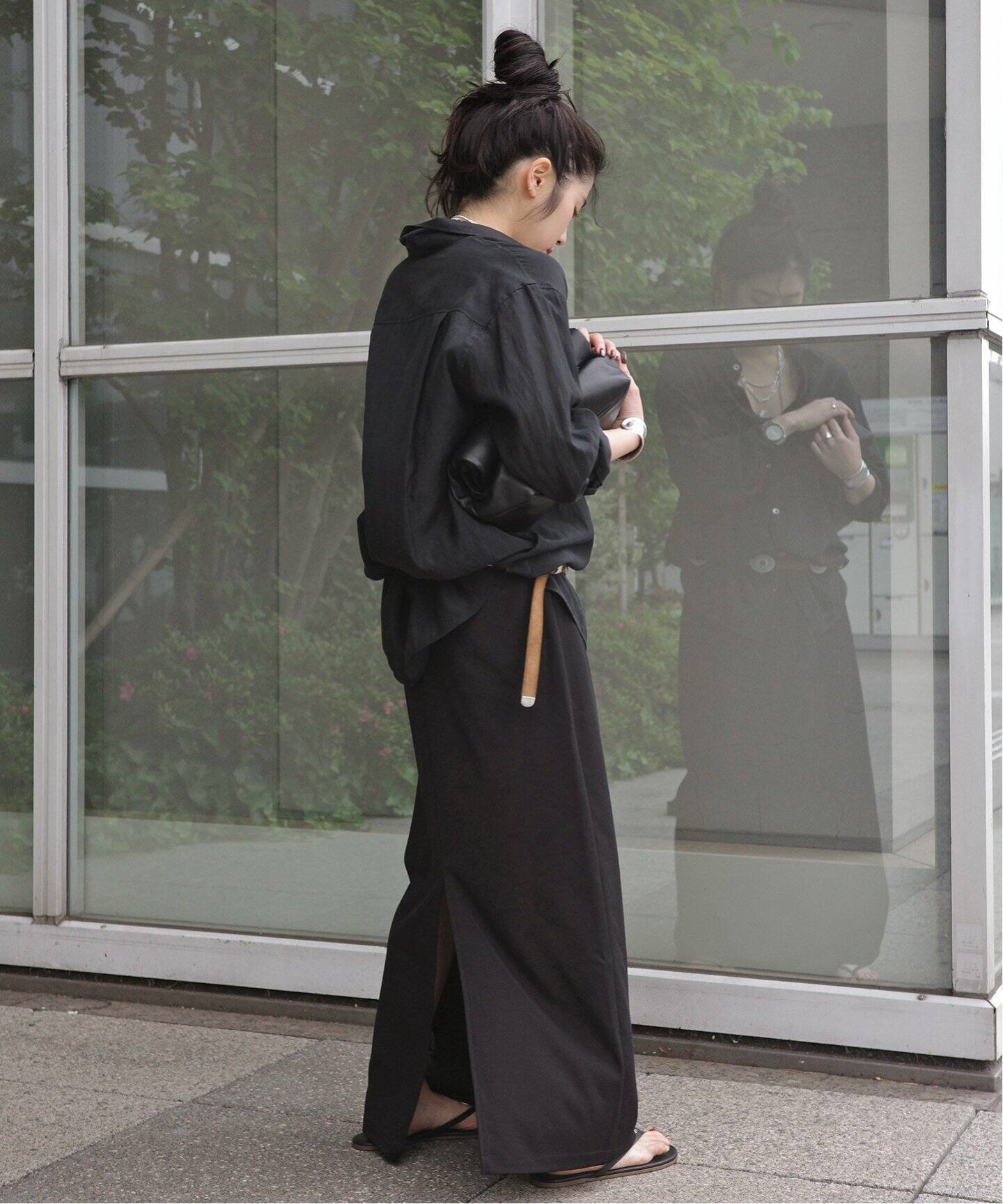 トリアセテートシアーシャツ（シャツ／ブラウス）｜AP STUDIO