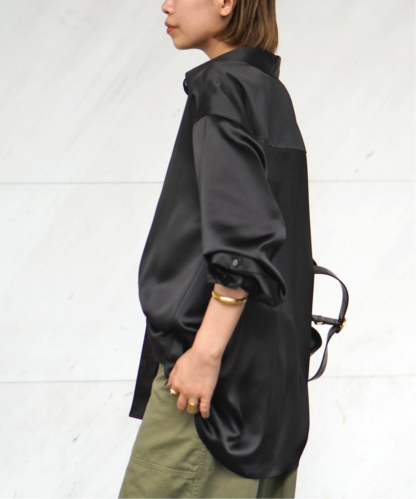 サテンシャツ（シャツ／ブラウス）｜AP STUDIO（エーピーストゥディオ