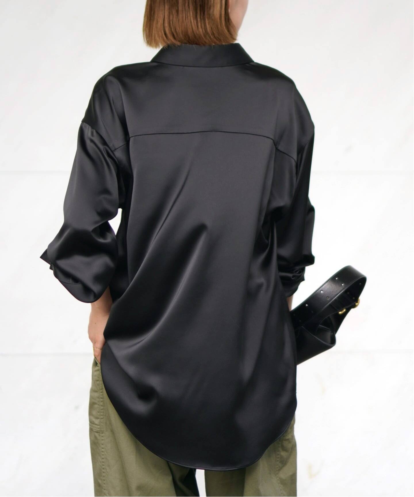 サテンシャツ（シャツ／ブラウス）｜AP STUDIO（エーピーストゥディオ