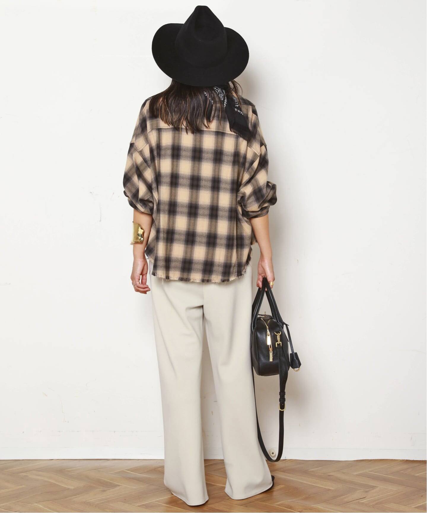 【新品】AP STUDIO クロップドチェックシャツ クロップドチェックシャツ（シャツ／ブラウス）｜AP STUDIO