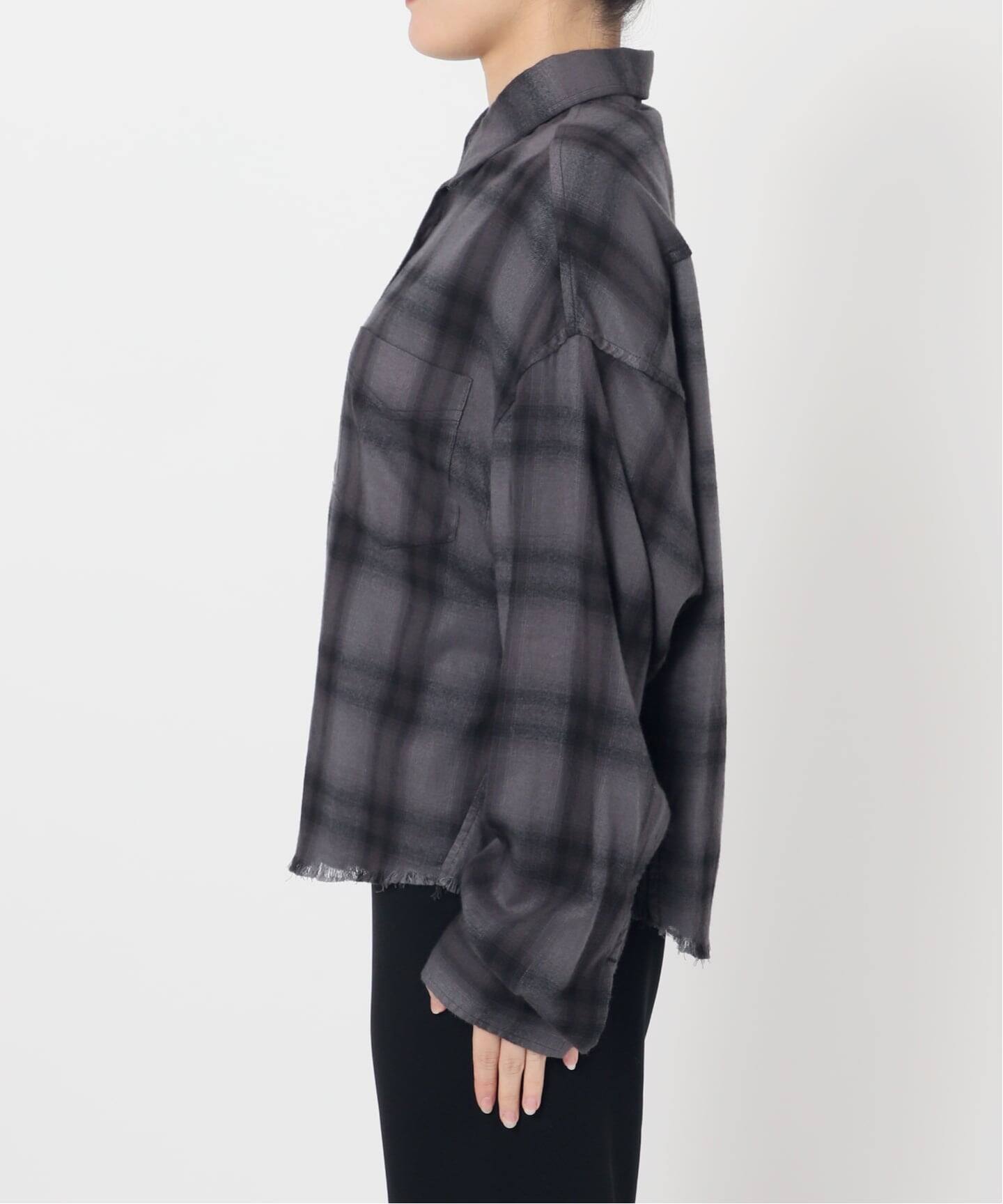 【新品】AP STUDIO クロップドチェックシャツ クロップドチェックシャツ（シャツ／ブラウス）｜AP STUDIO