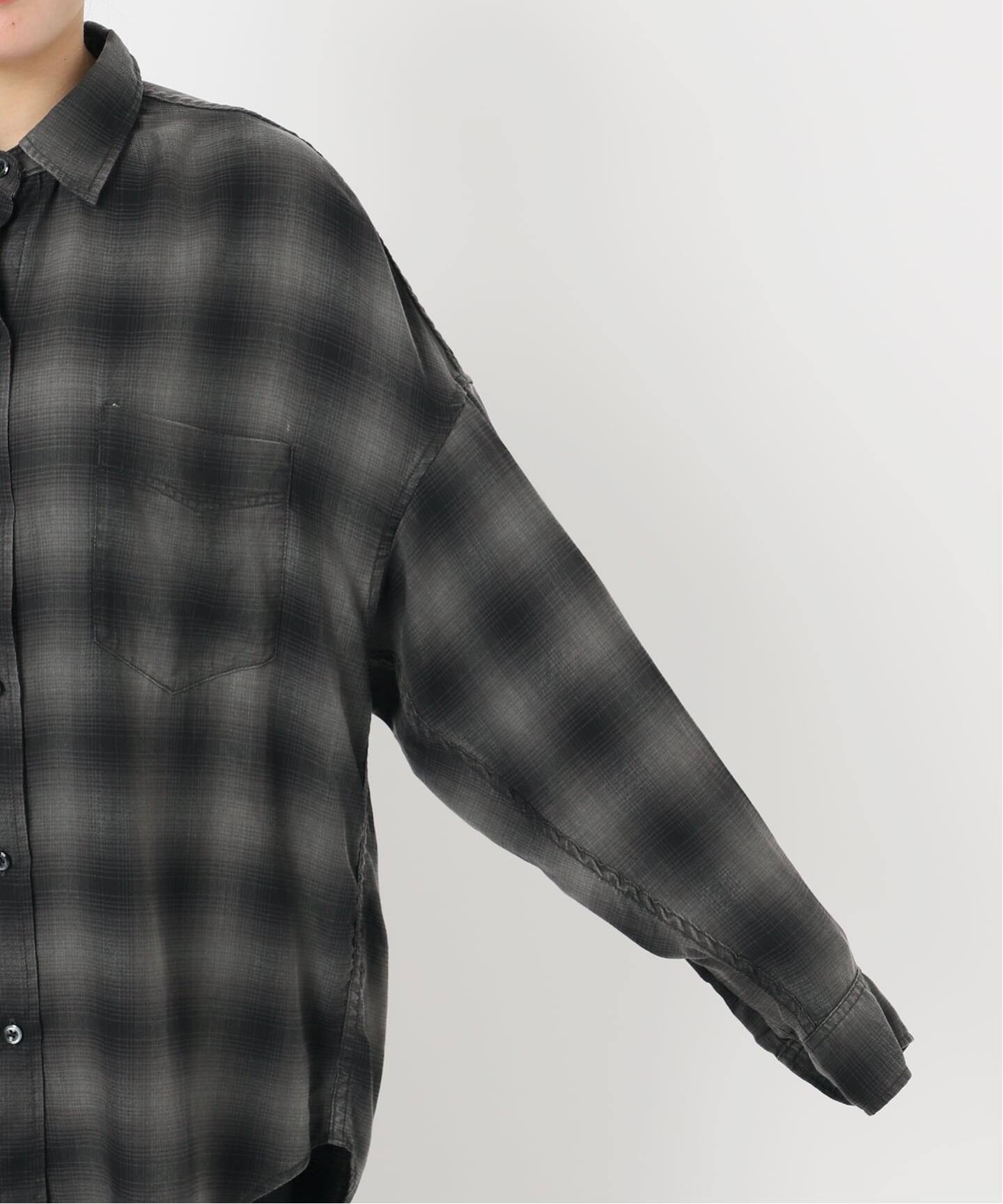 オーバーダイオンブレチェックシャツ（シャツ／ブラウス）｜AP