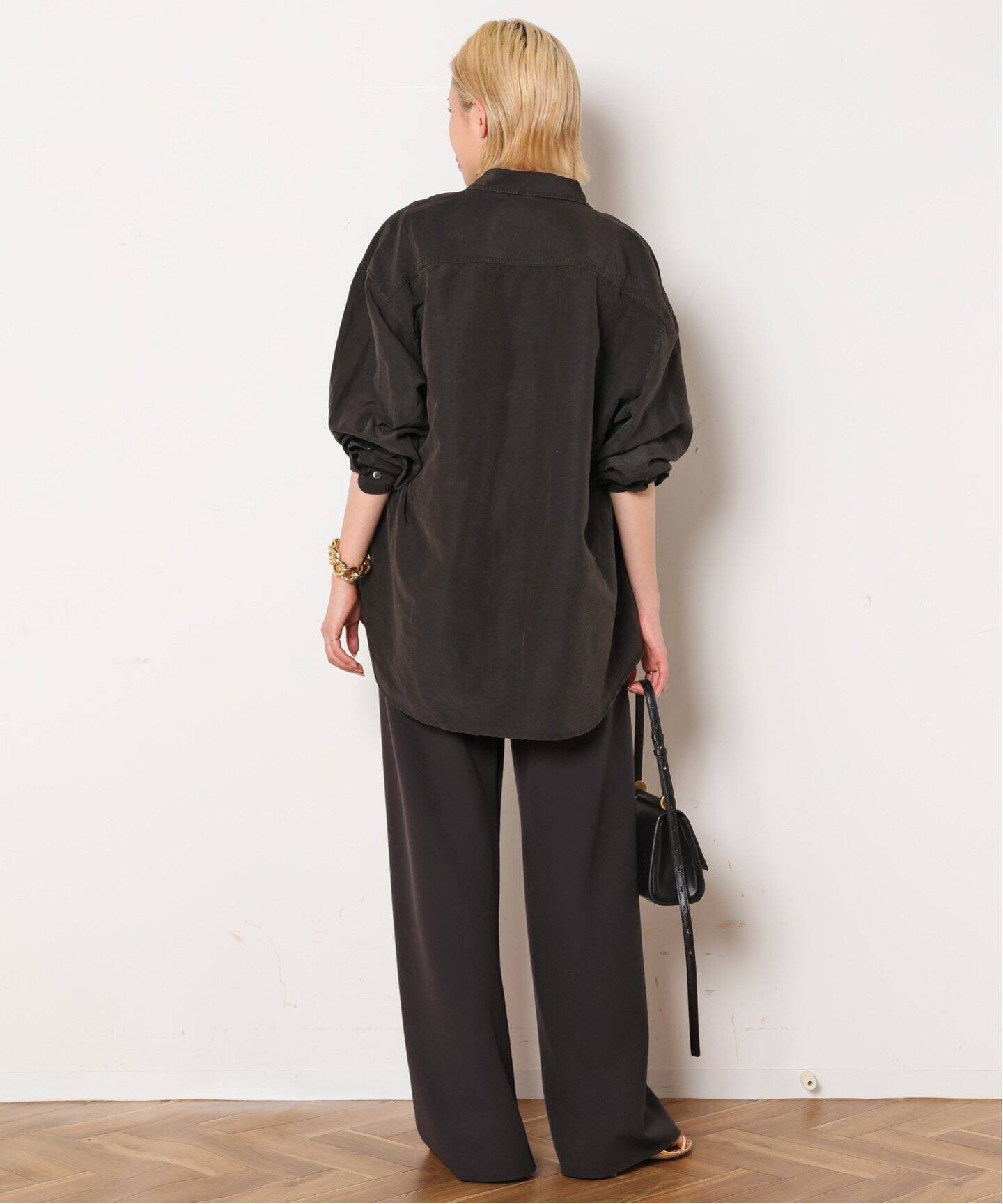 キュプラリネンワークシャツ（シャツ／ブラウス）｜AP STUDIO