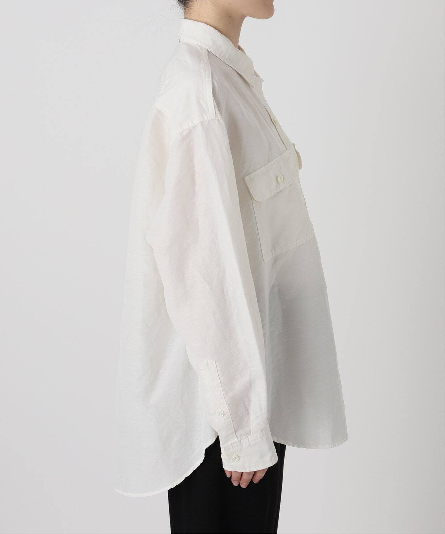 キュプラリネンワークシャツ（シャツ／ブラウス）｜AP STUDIO
