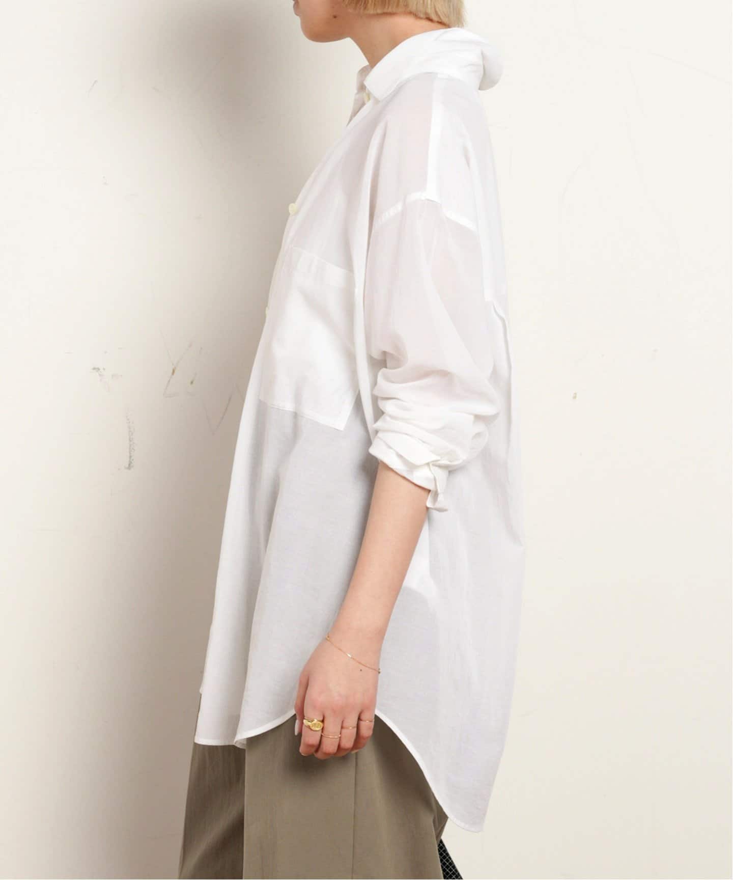 ミニマルシアーシャツ（シャツ／ブラウス）｜AP STUDIO（エーピー