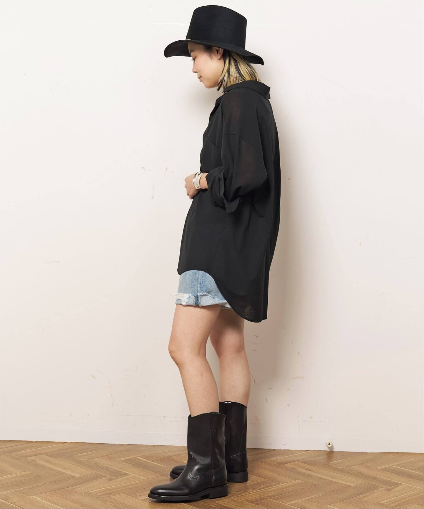 Cotton Sheer Wash Shirt（シャツ／ブラウス）｜AP STUDIO（エーピー 