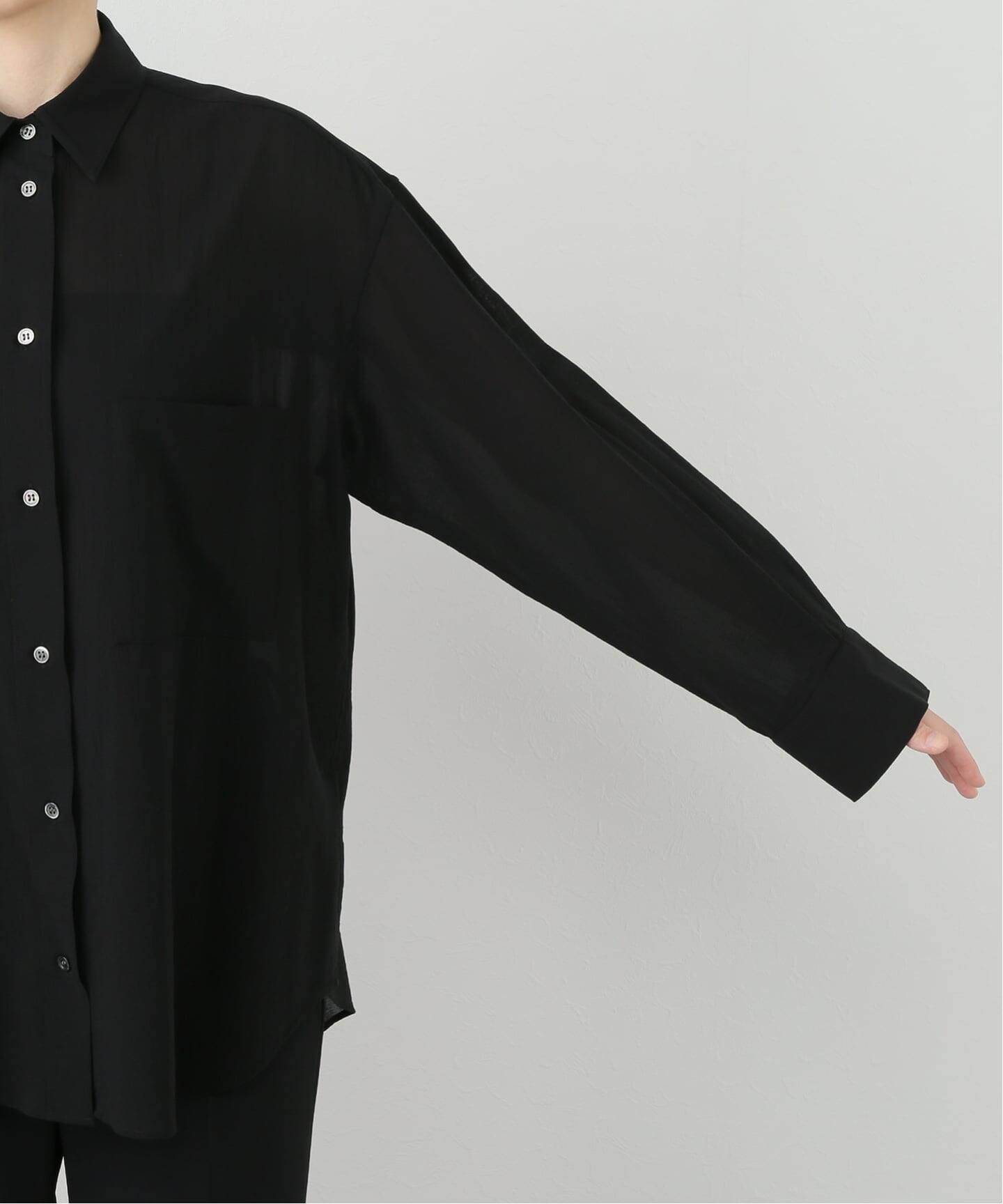 Cotton Sheer Wash Shirt（シャツ／ブラウス）｜AP STUDIO（エーピー 
