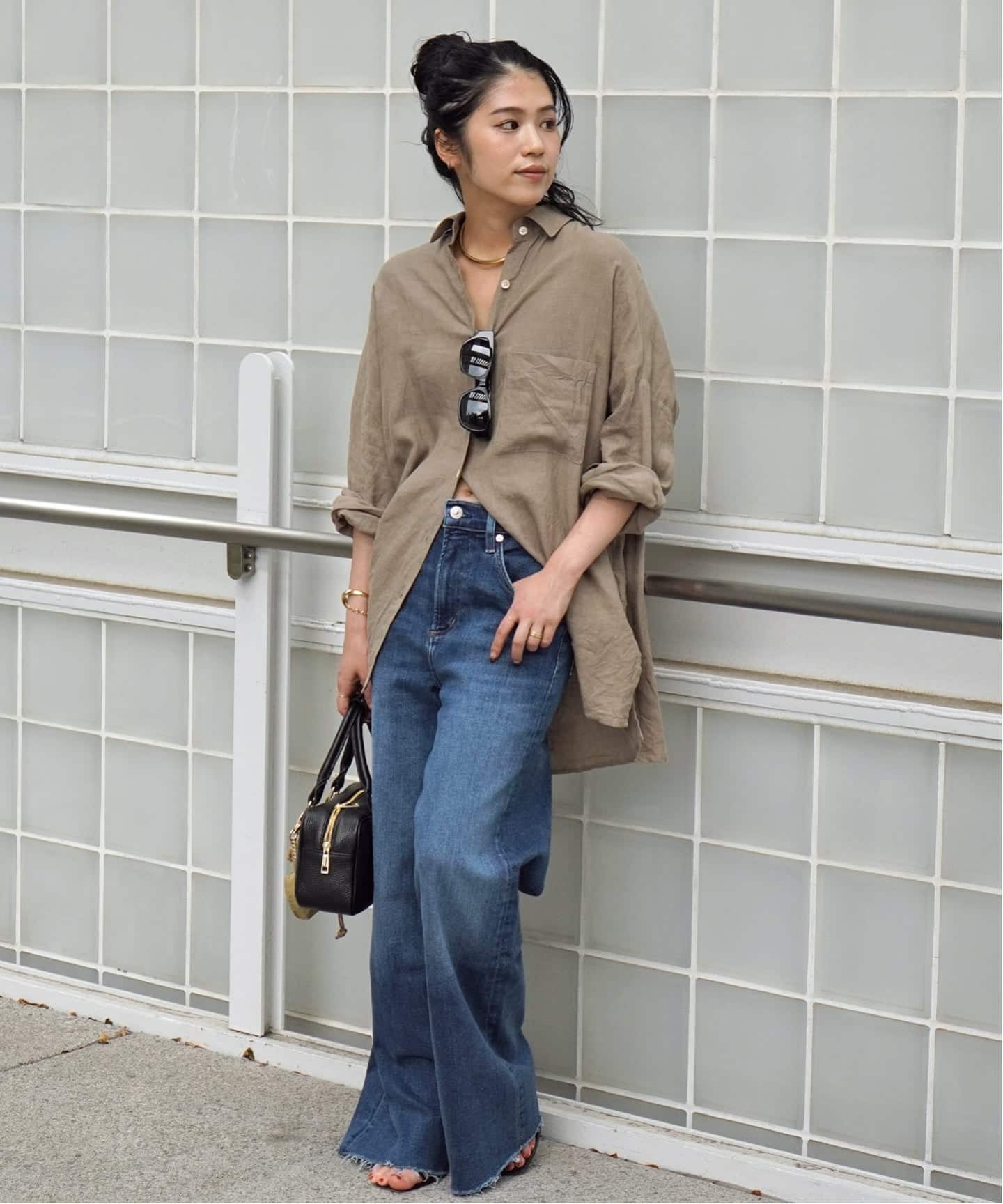 New Linen Wide Shirt（シャツ／ブラウス）｜AP STUDIO