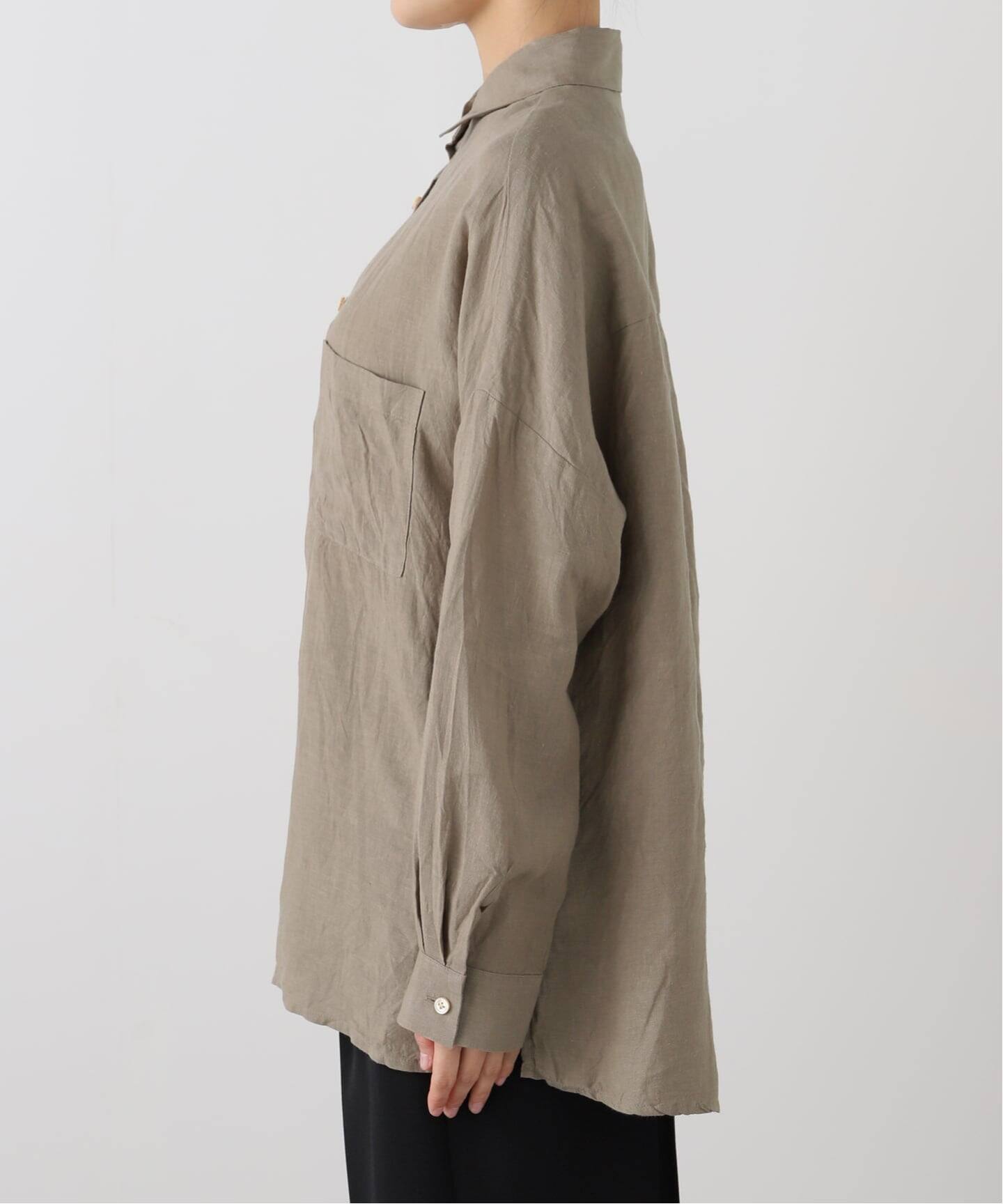 New Linen Wide Shirt（シャツ／ブラウス）｜AP STUDIO（エーピー 