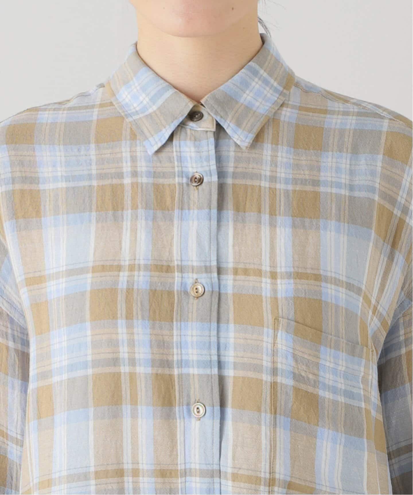 Vi/Li Check Wash シャツ（シャツ／ブラウス）｜AP STUDIO（エーピー