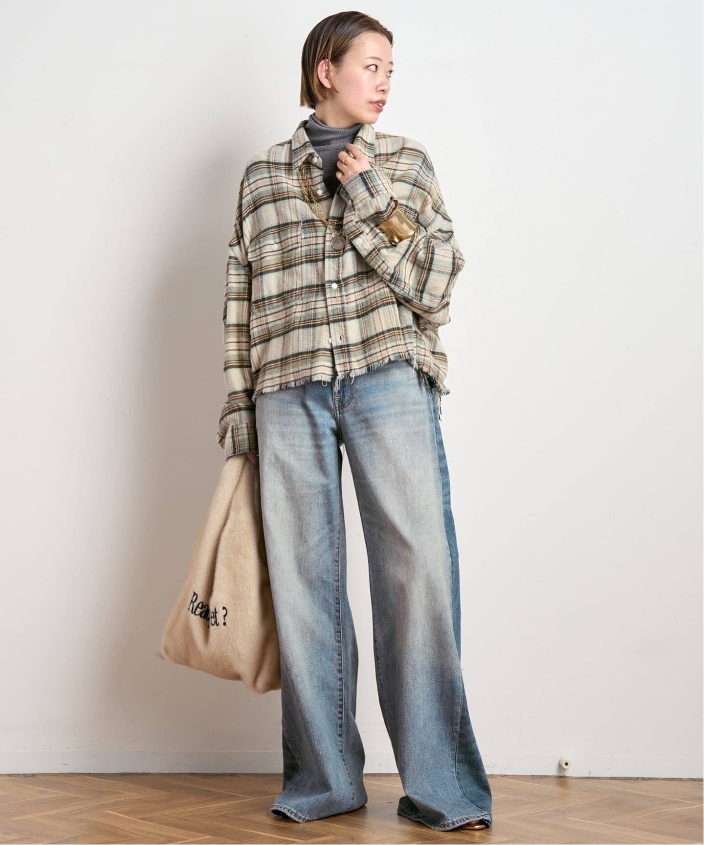 シャツ+ブラウス(長袖+七分) R13 Cropped Work Shirt  AP STUDIO R13 Cropped Work Shirt | Shopbop