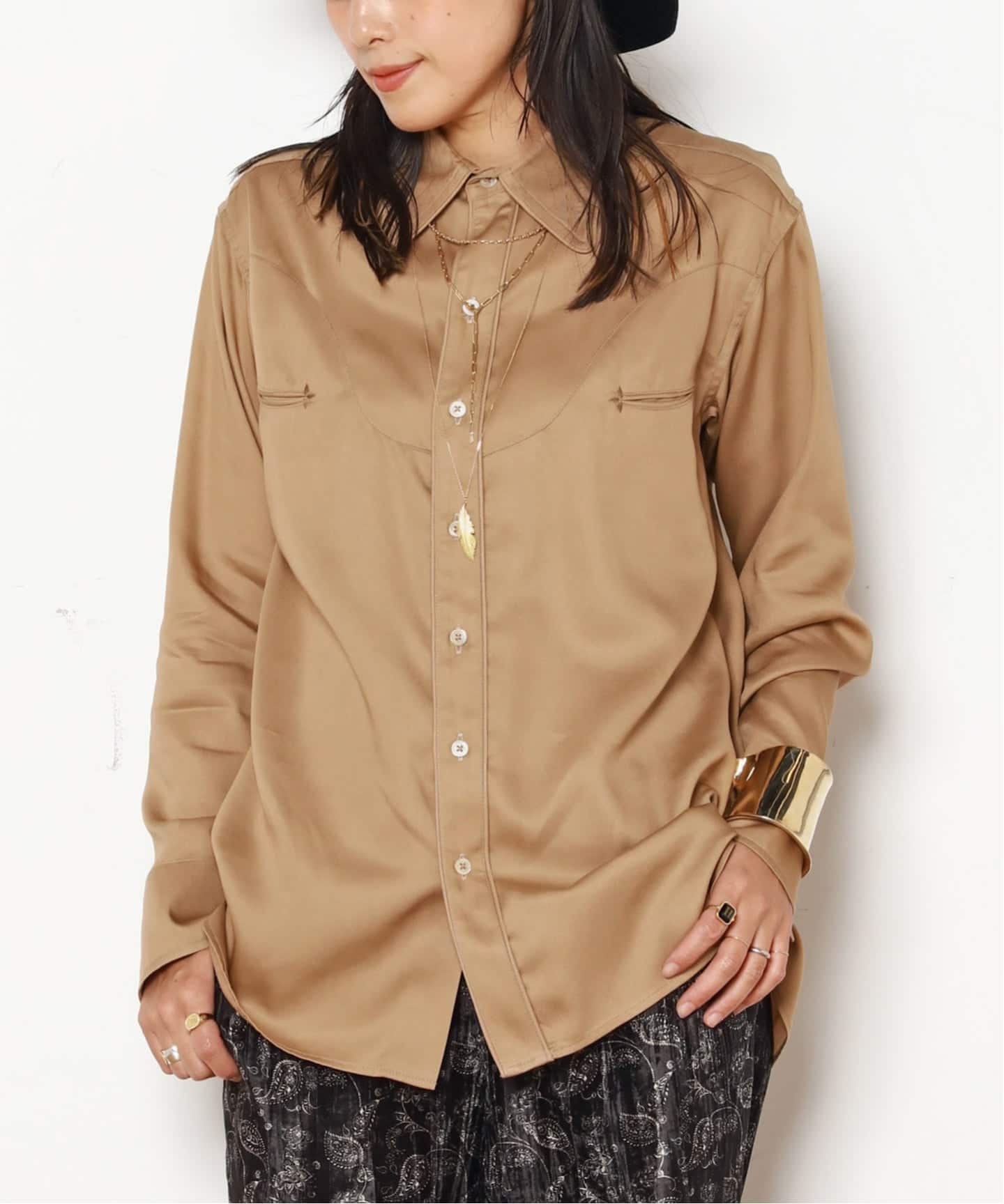 COUTURE D'ADAM/クチュールドアダム】Rayon Ranch Shirt（シャツ