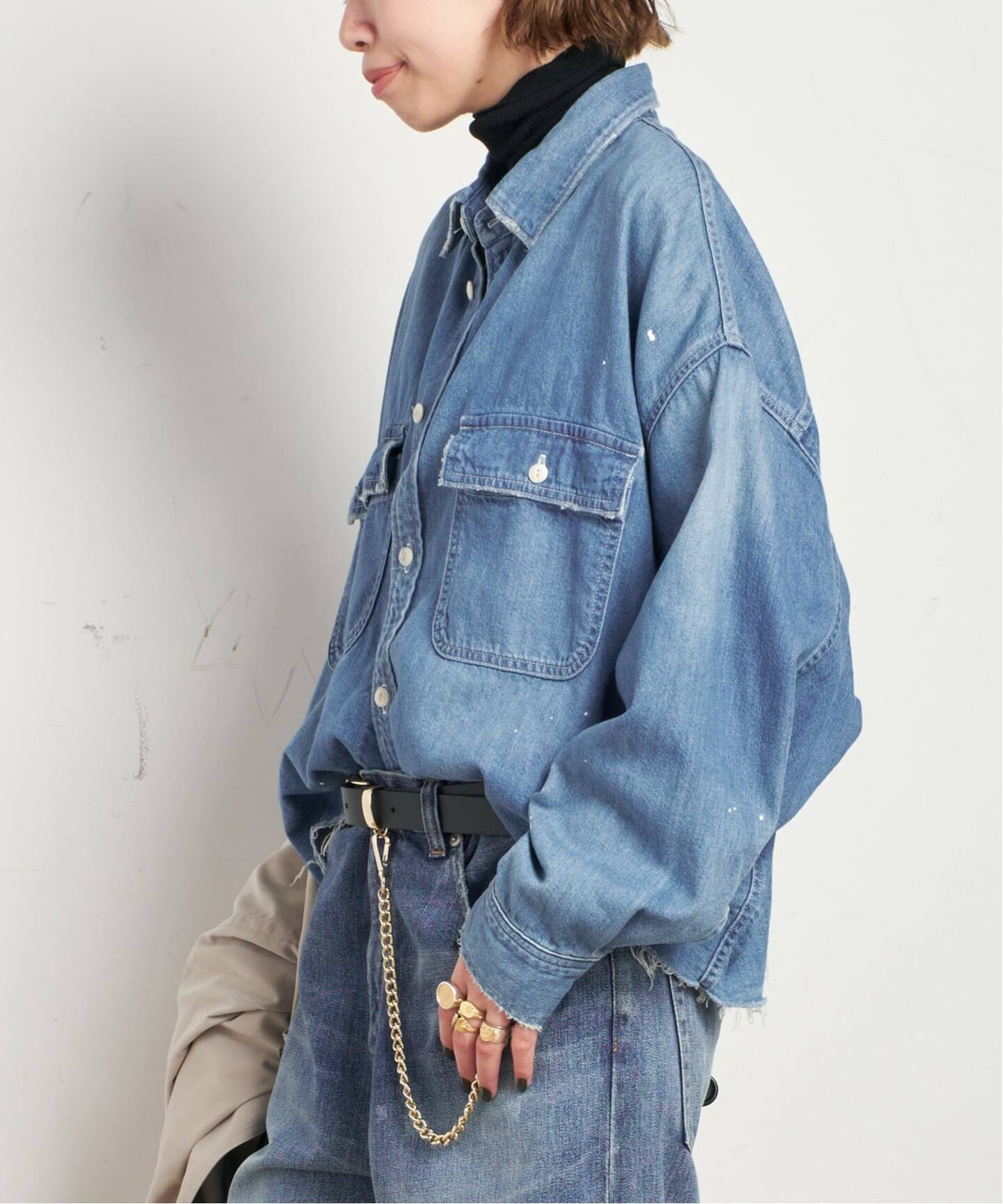JOHNBULL CROPPED DENIM シャツ 新作『デニムクロップドシャツ』＆『カーブデニムパンツ』をご