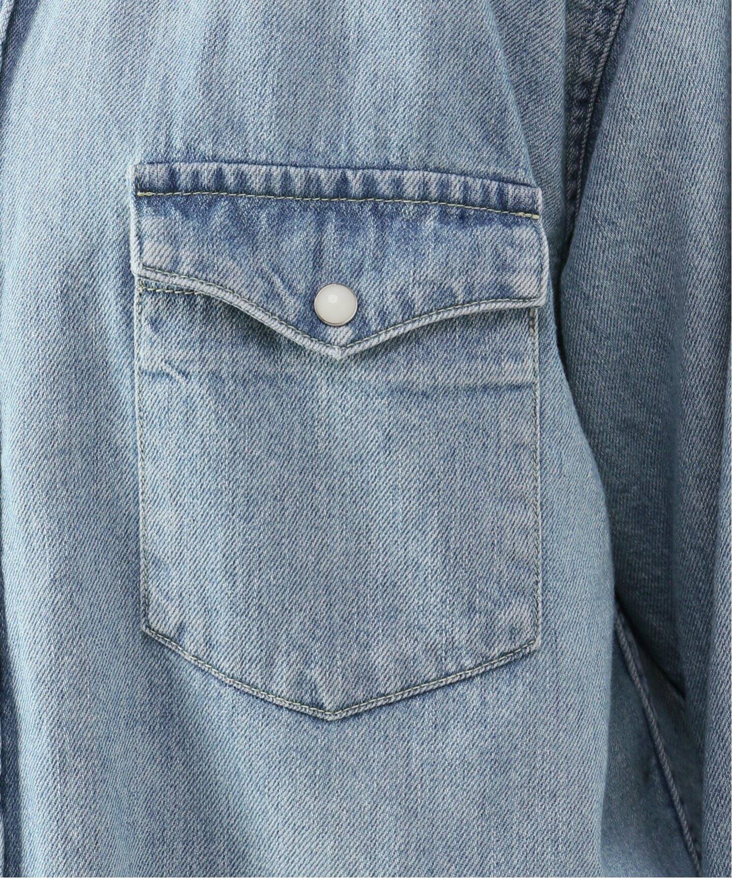 【AP STUDIO】ATTICK オーバーダンガリーシャツ ジョンブル別注 F AP STUDIO】ATTICK オーバーダンガリーシャツ ジョンブル別注 F AP