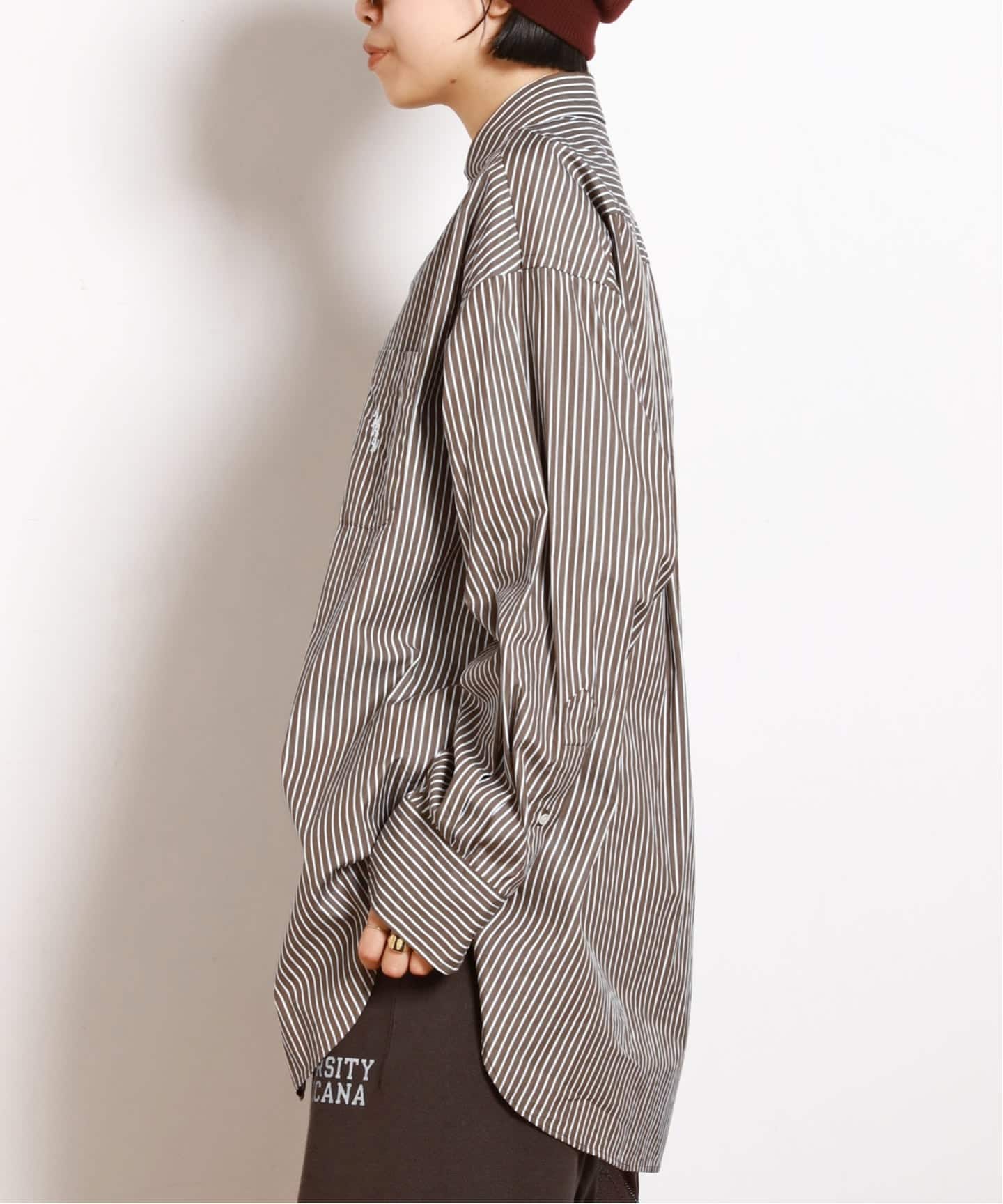 AMERICANA/アメリカーナ】別注STRIPE BD SHIRT（シャツ／ブラウス